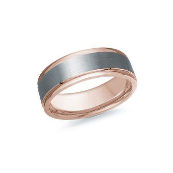 7mm Rose Gold Wedding Band