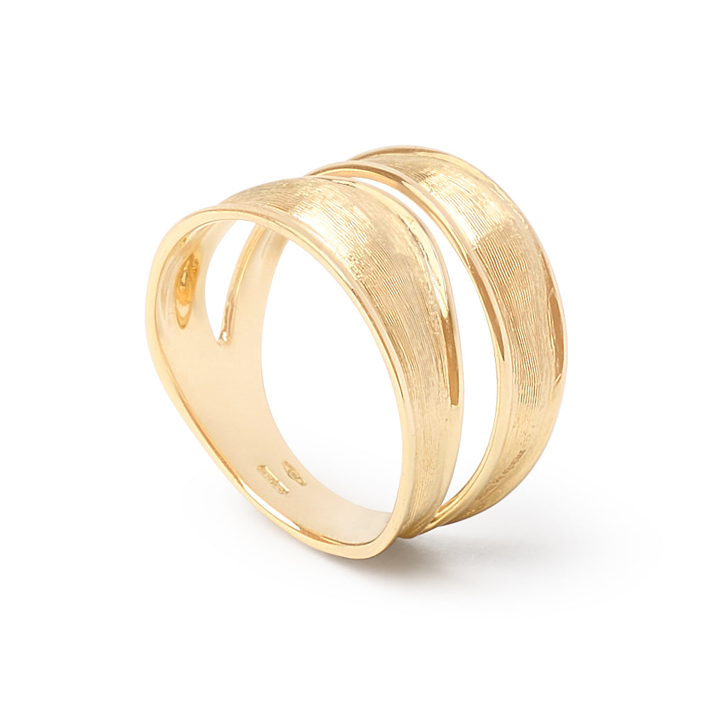 Marco Bicego Lunaria Collection 18k Yellow Gold Split Ring