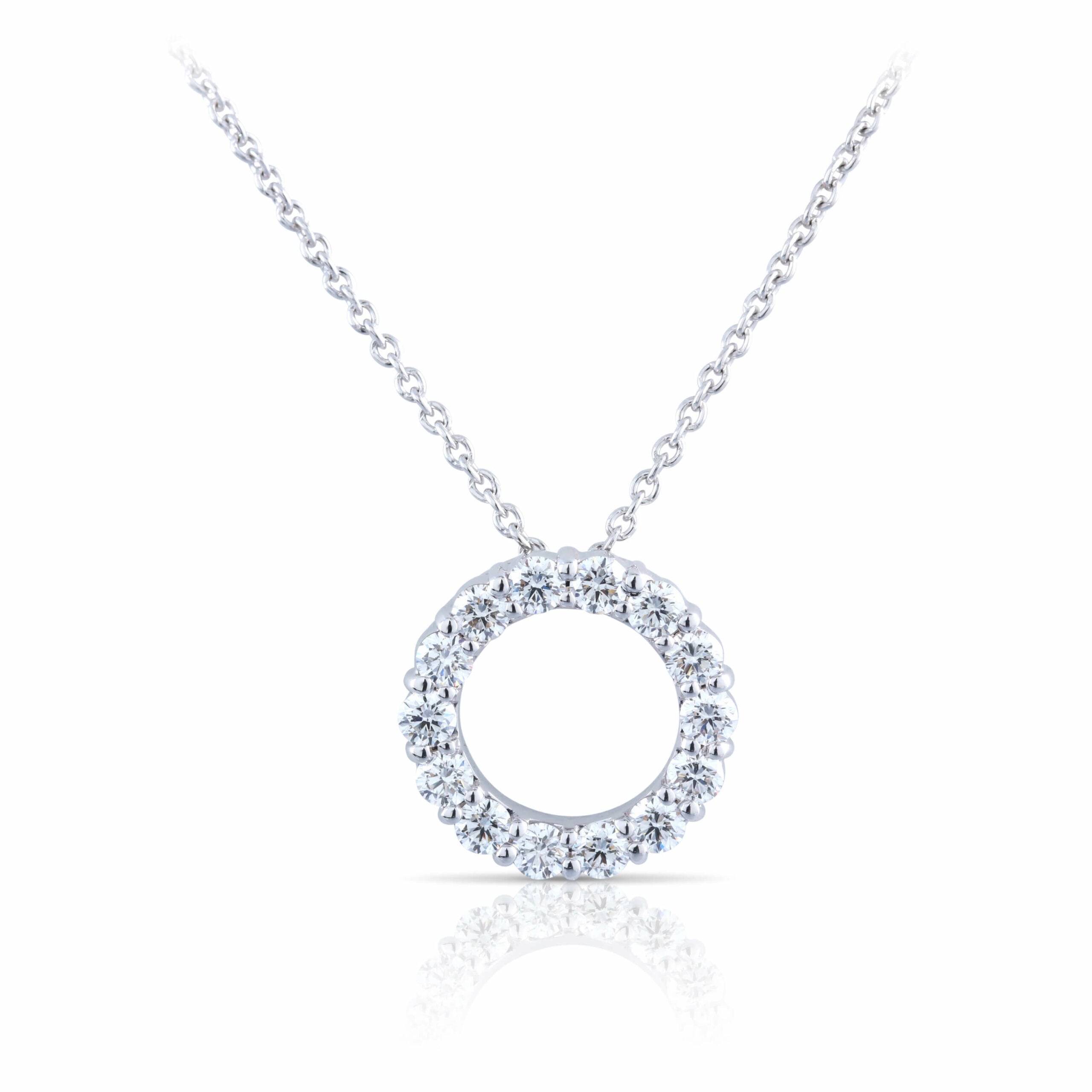 Roberto Coin Diamond Circle Pendant
