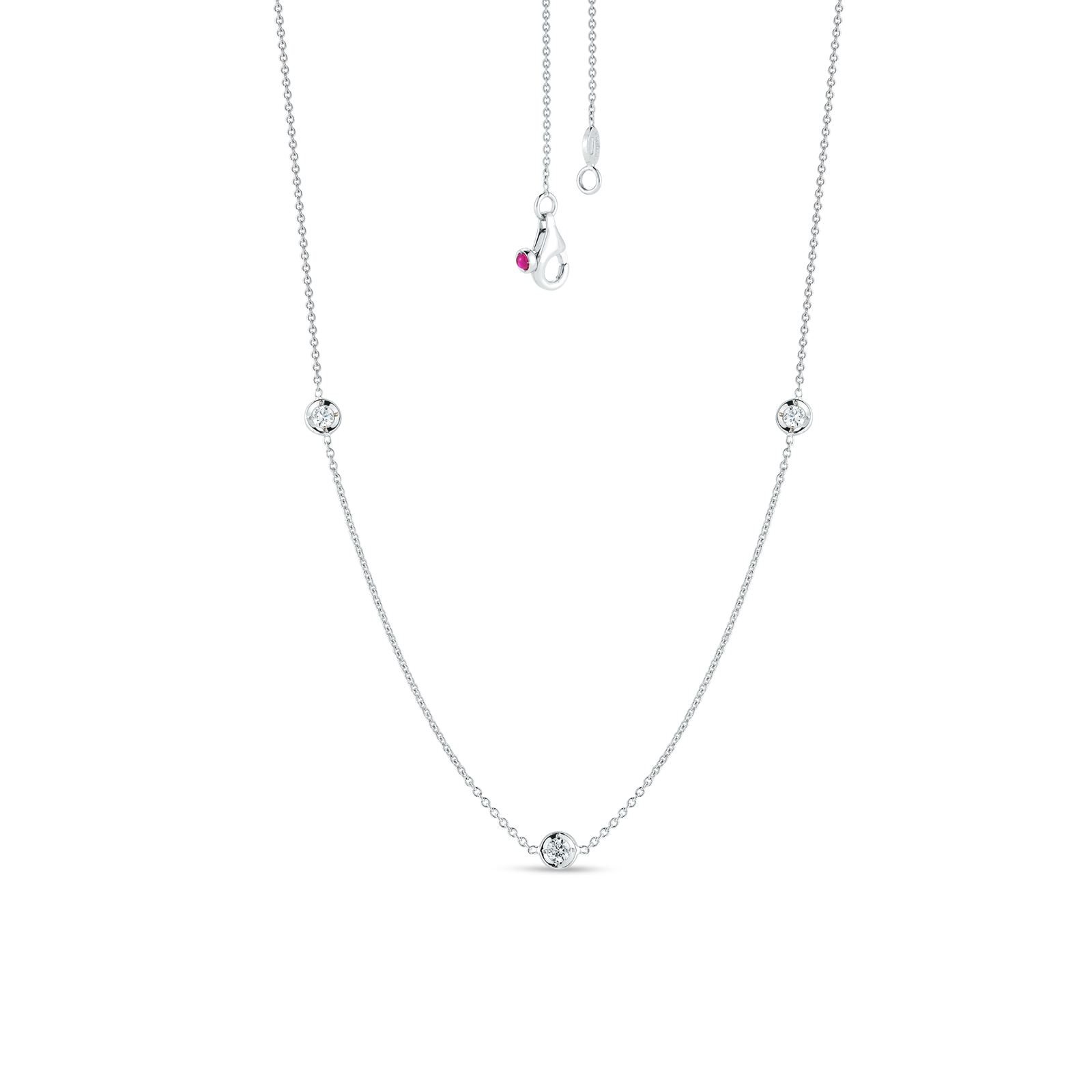 Roberto Coin Diamonds by the Inch Flower Station Necklace