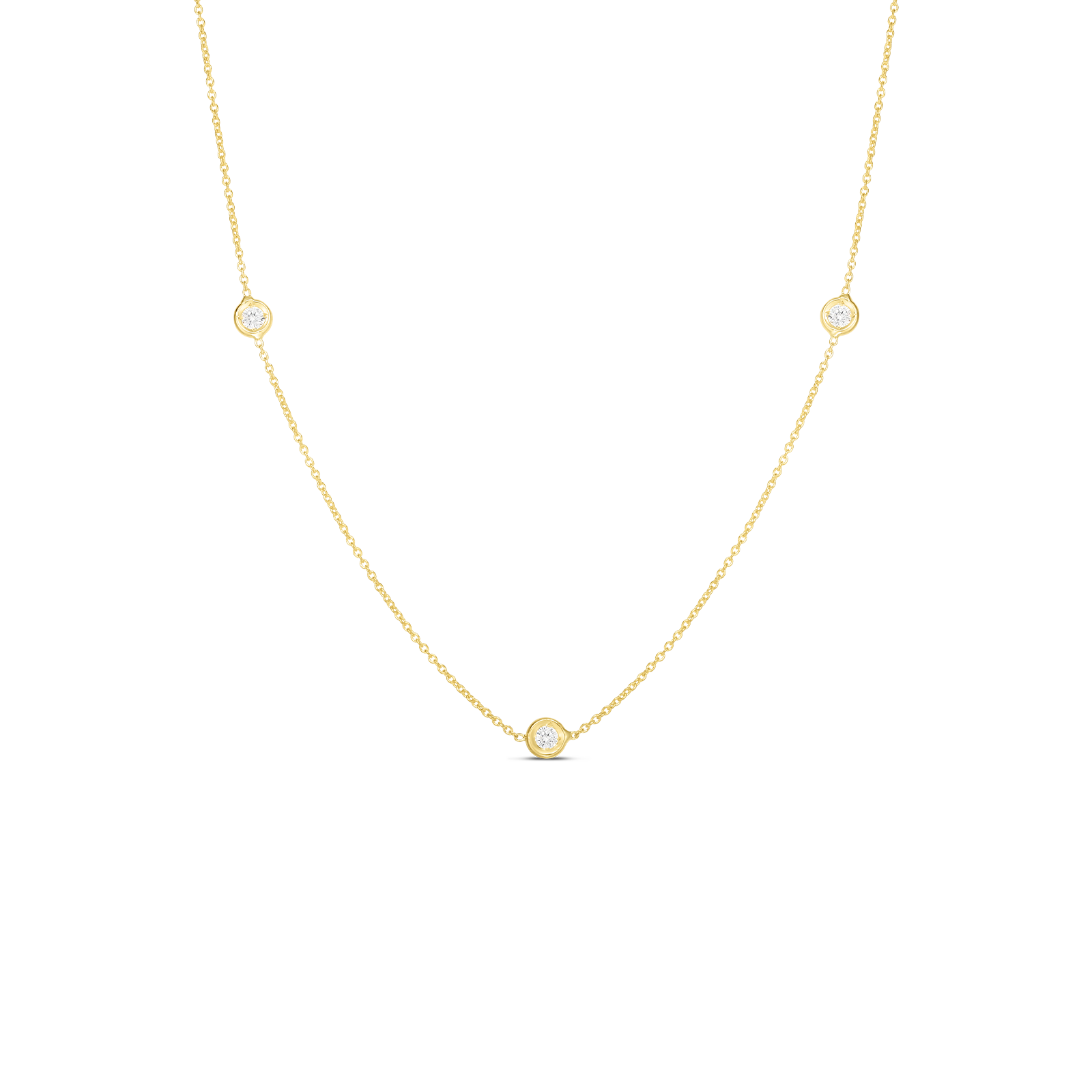 Roberto Coin Diamonds by the Inch Station Necklace