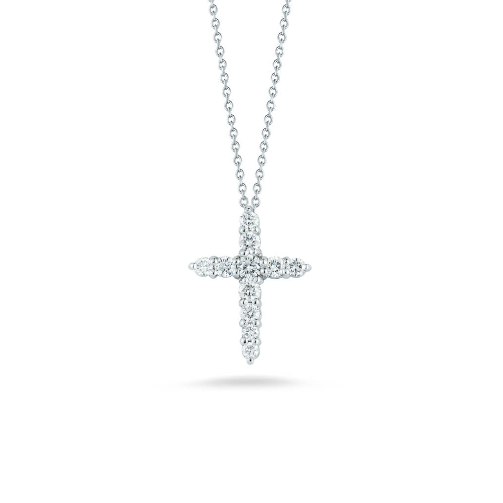 Roberto Coin Diamond Cross Pendant