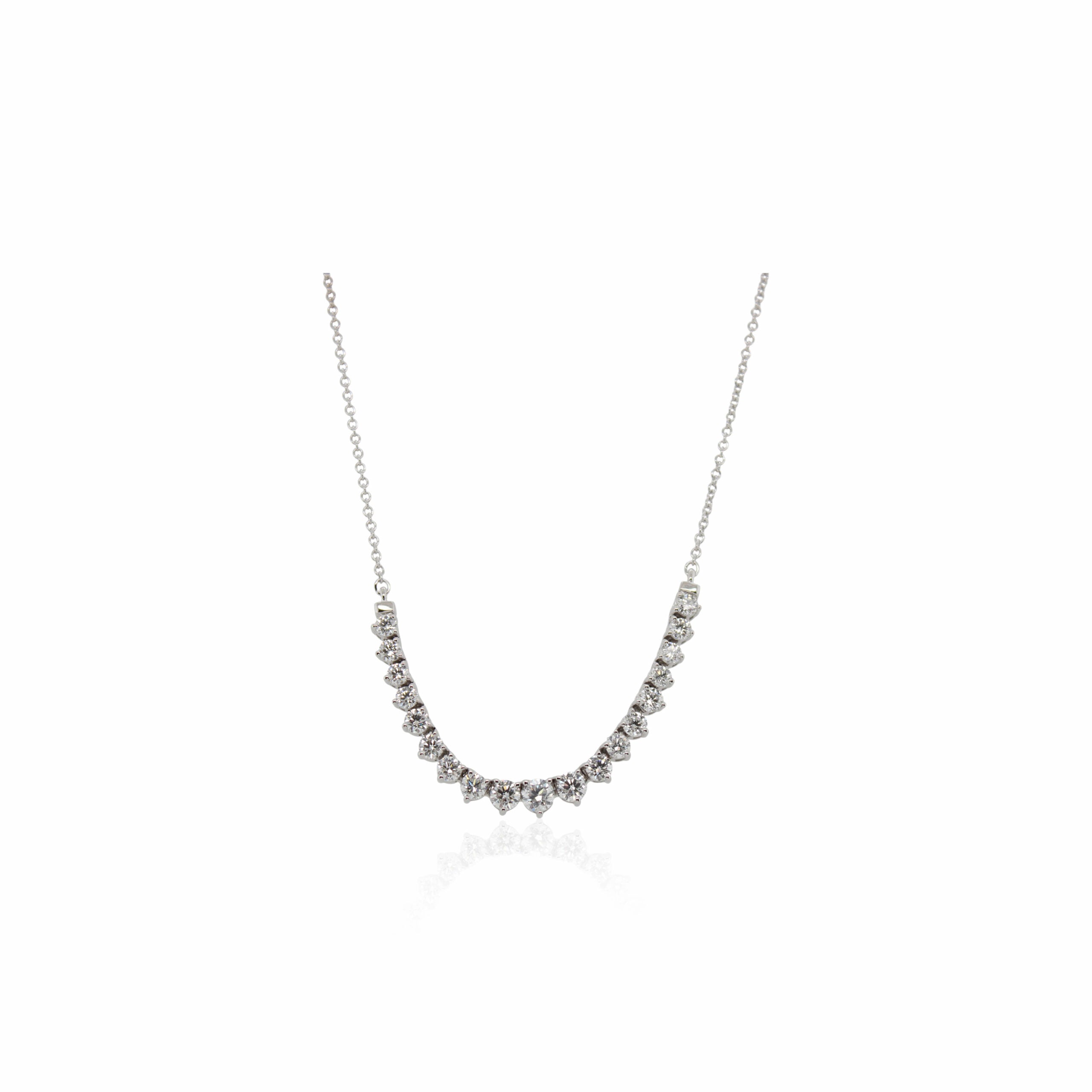 Diamond Curve Necklace
