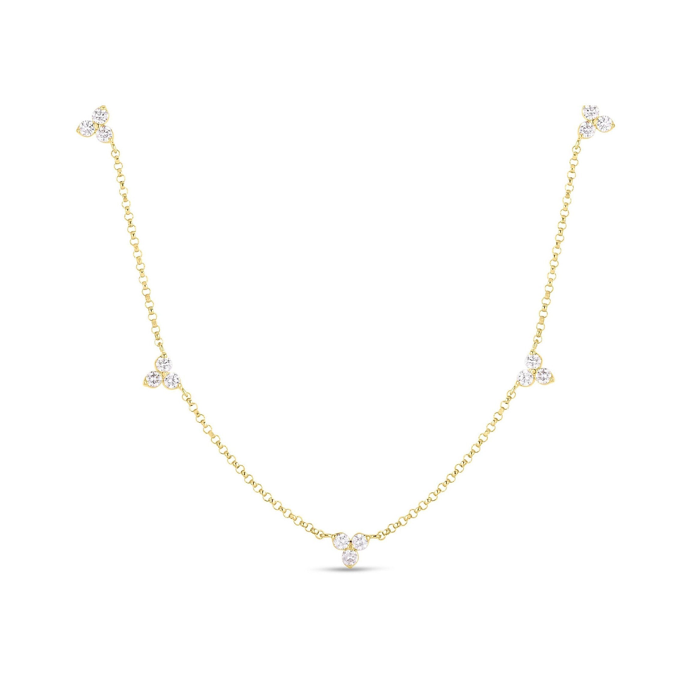 Roberto Coin Diamonds by the Inch Necklace