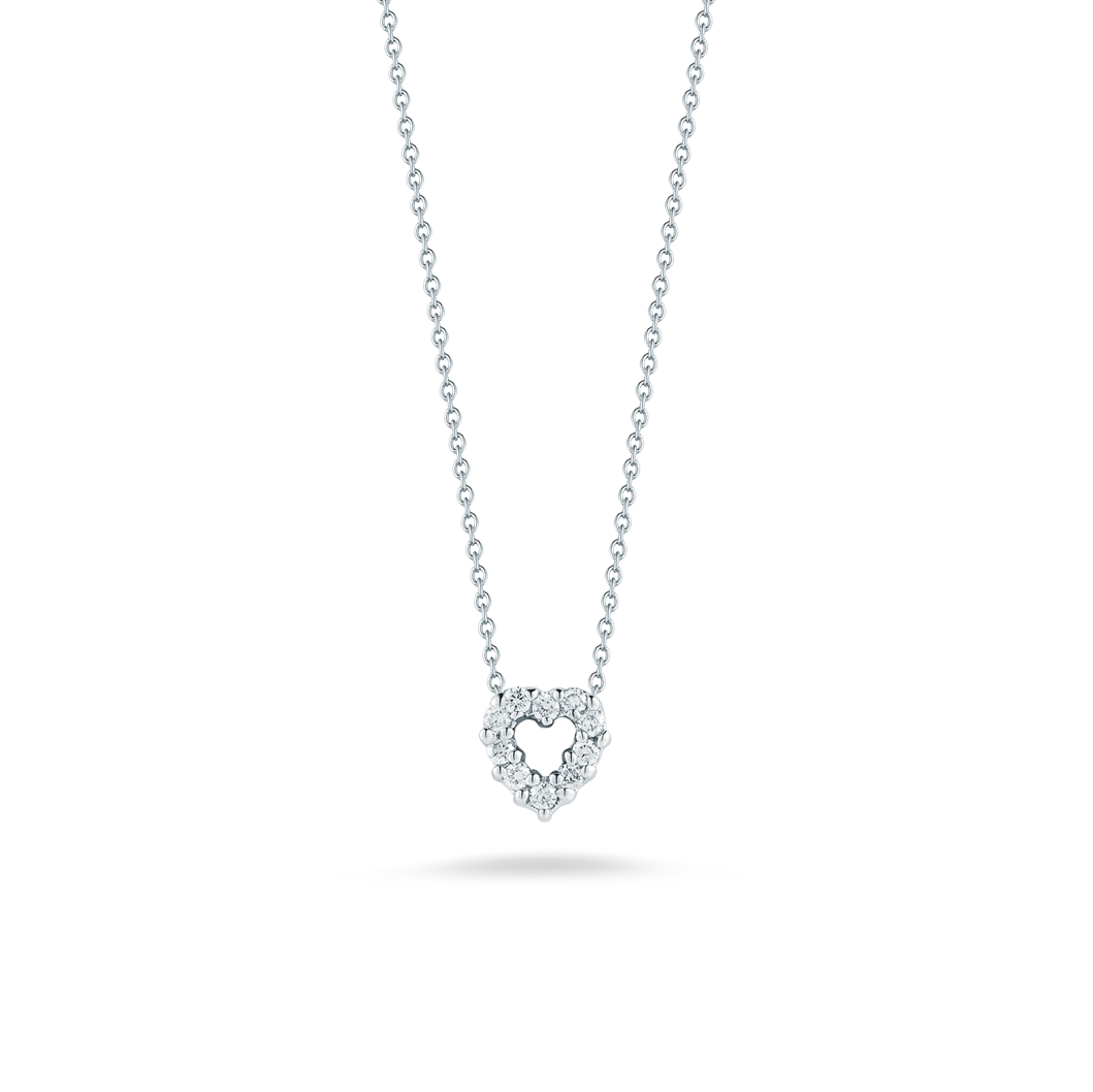 Roberto Coin Diamond Baby Heart Necklace