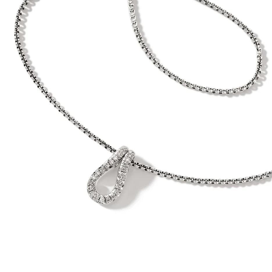 John Hardy Surf Collection Diamond Pavé Pendant
