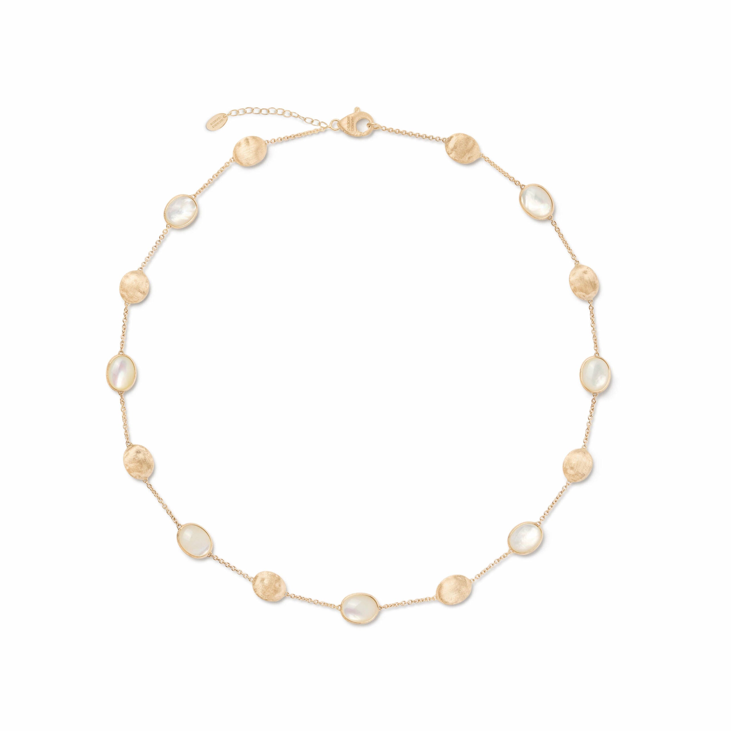 Marco Bicego Siviglia Collection 18K Yellow Gold and Mother of Pearl Short Necklace