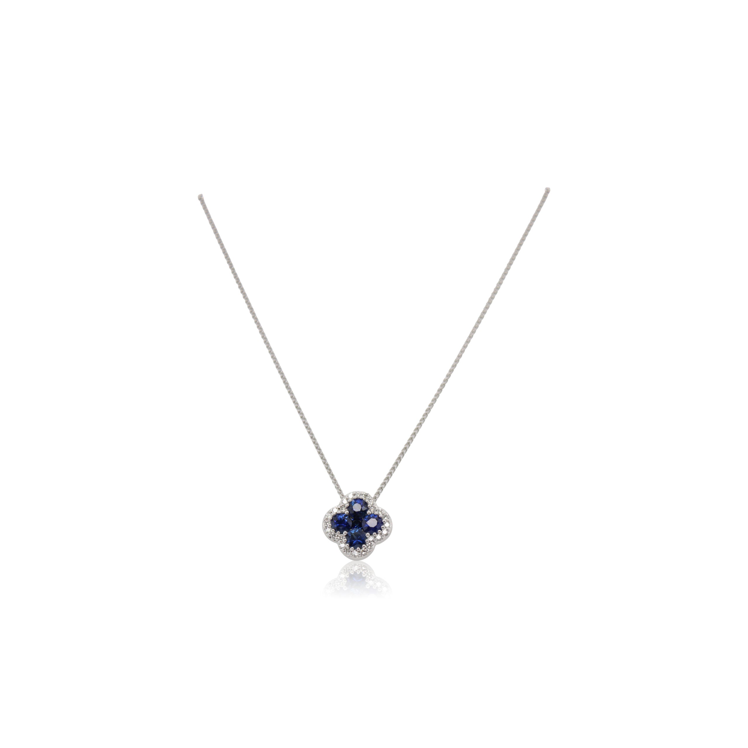 Sapphire and Diamond Pendant
