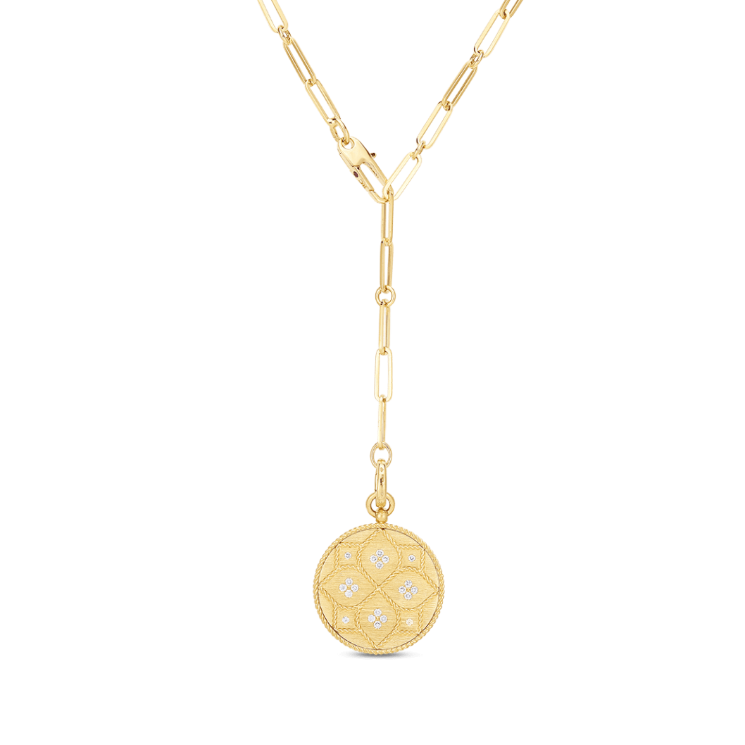Roberto Coin Venetian Princess Diamond Medallion