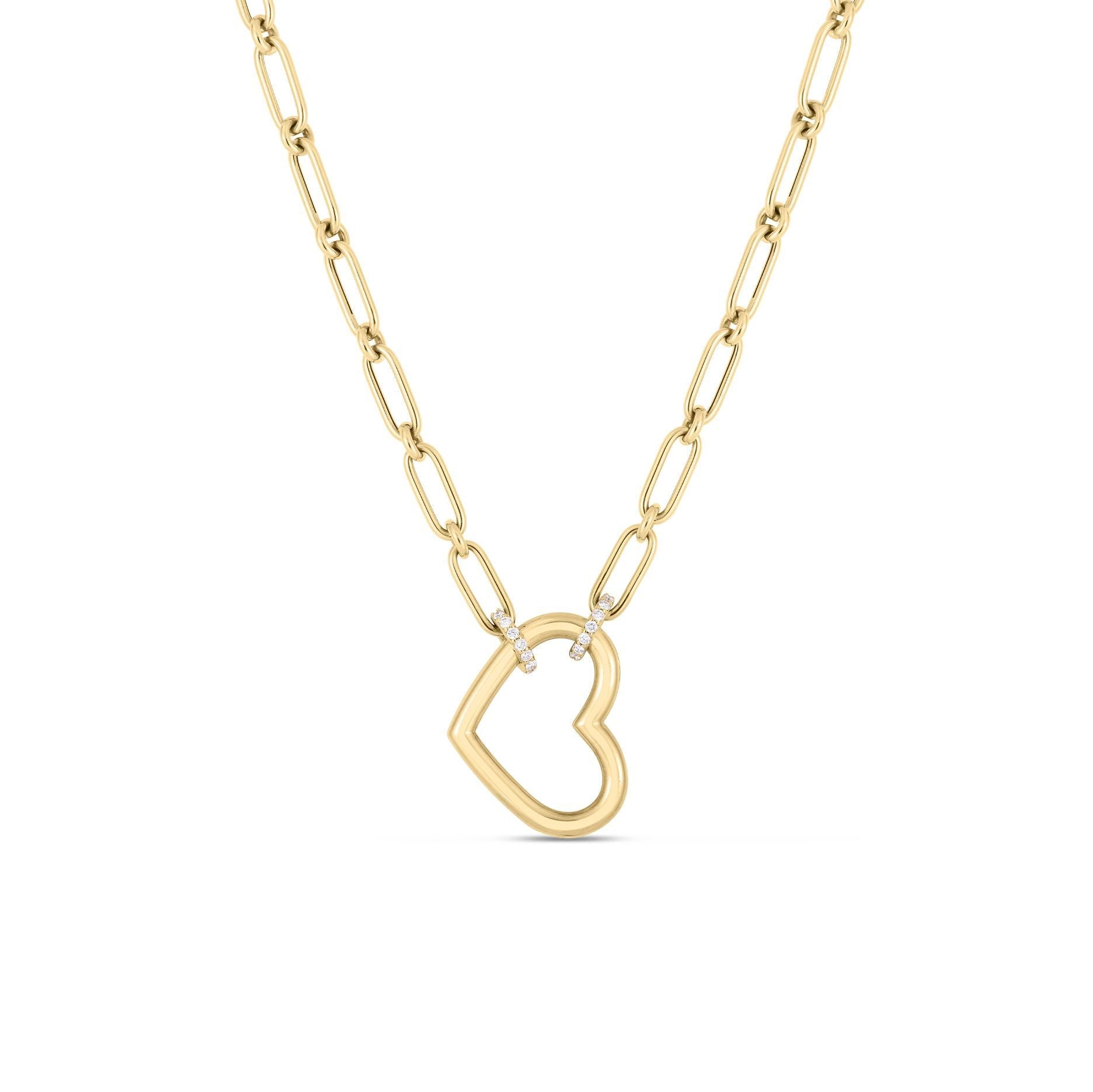 Roberto Coin Cialoma Heart Necklace