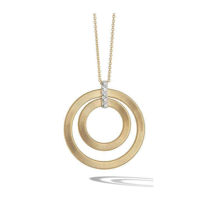Marco Bicego Masai Collection 18k Yellow Gold Pendant with Diamonds