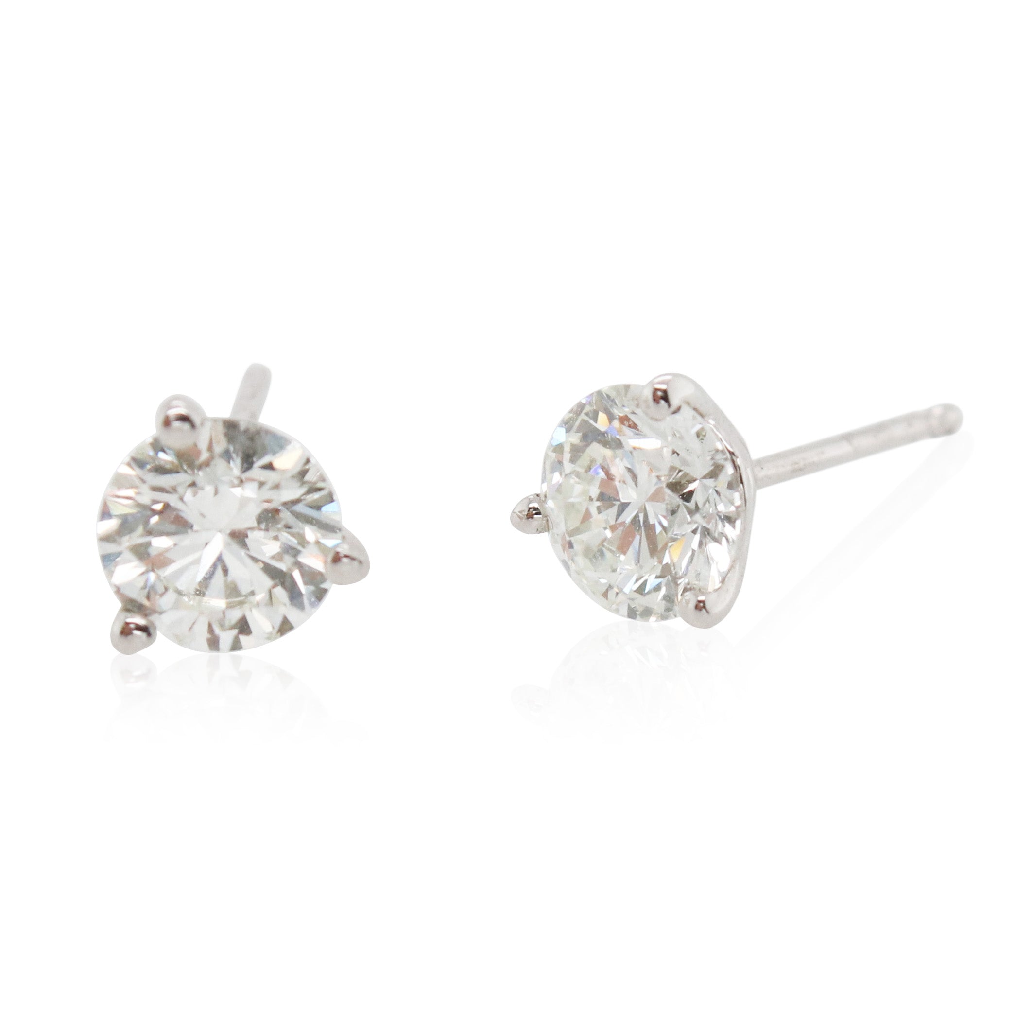 1.50ct Total Carat Diamond Stud Earrings