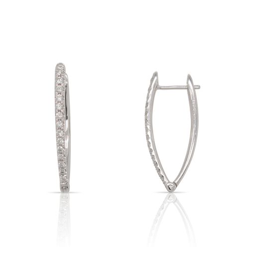 Diamond Straight Link Earrings