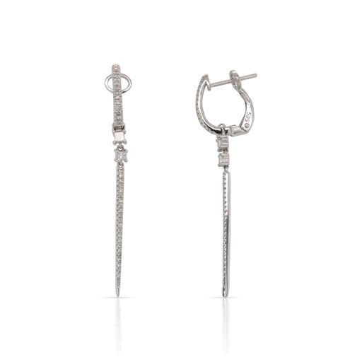 Diamond Dangle Earrings