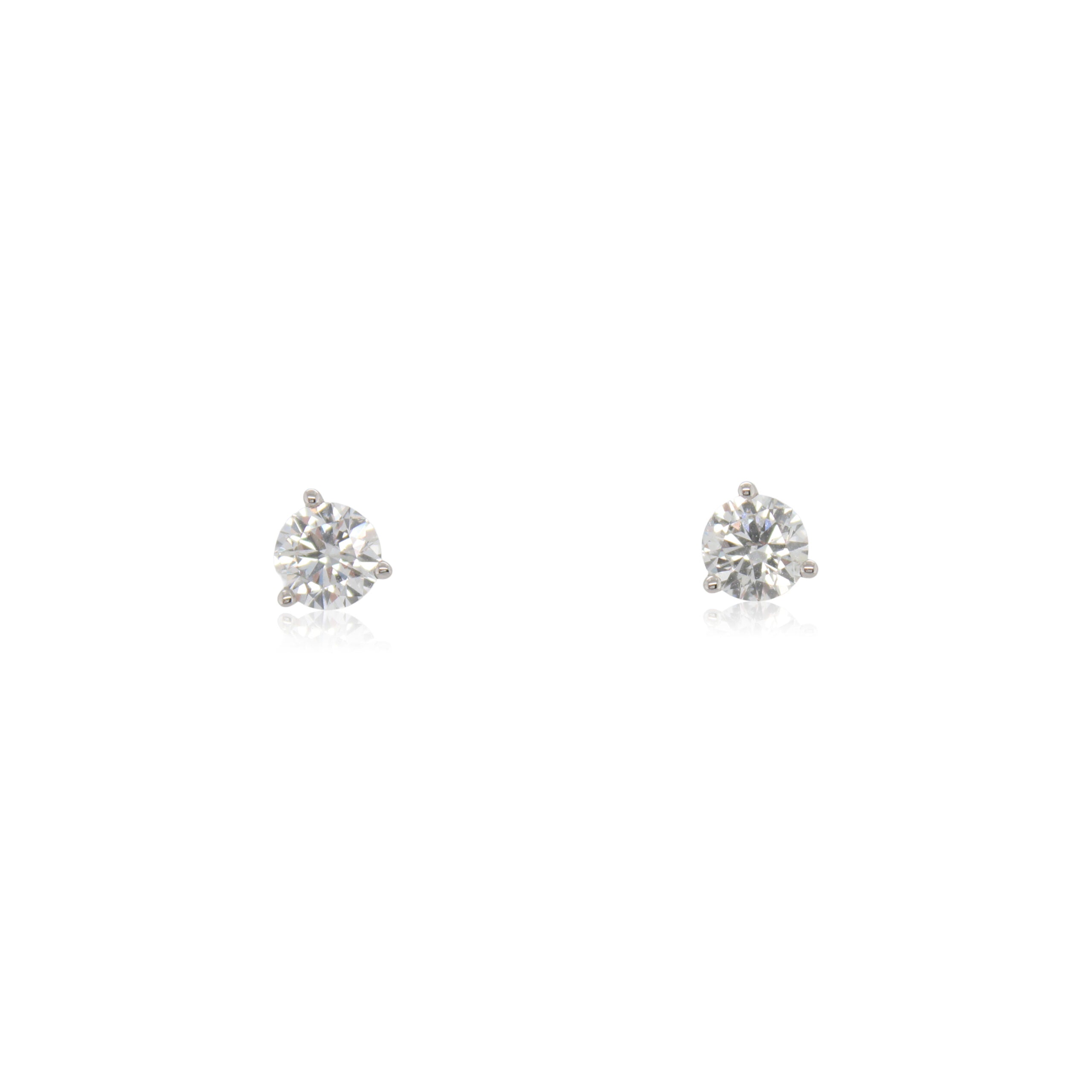 1.81ct Total Weight Diamond Stud Earrings
