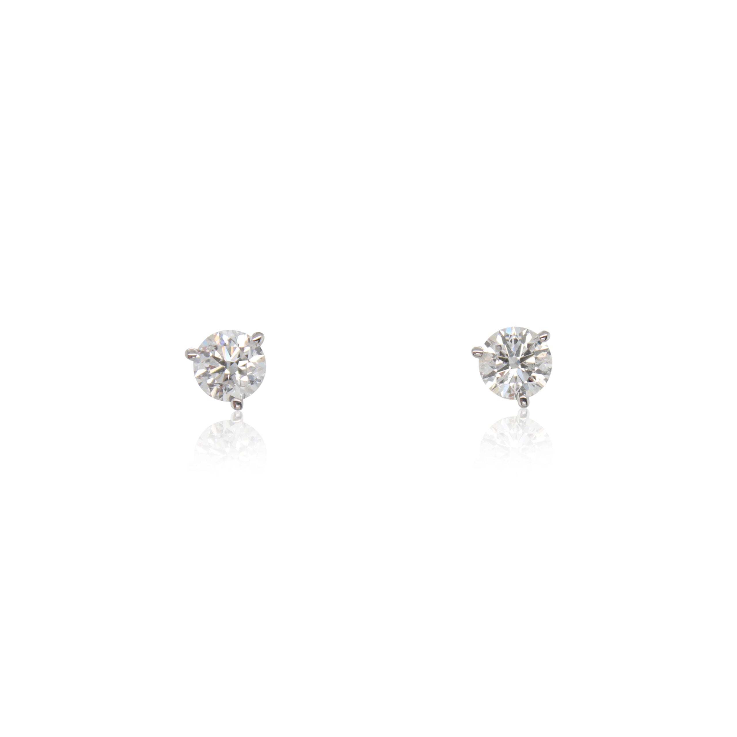 2.01ct Total Weight Diamond Studs