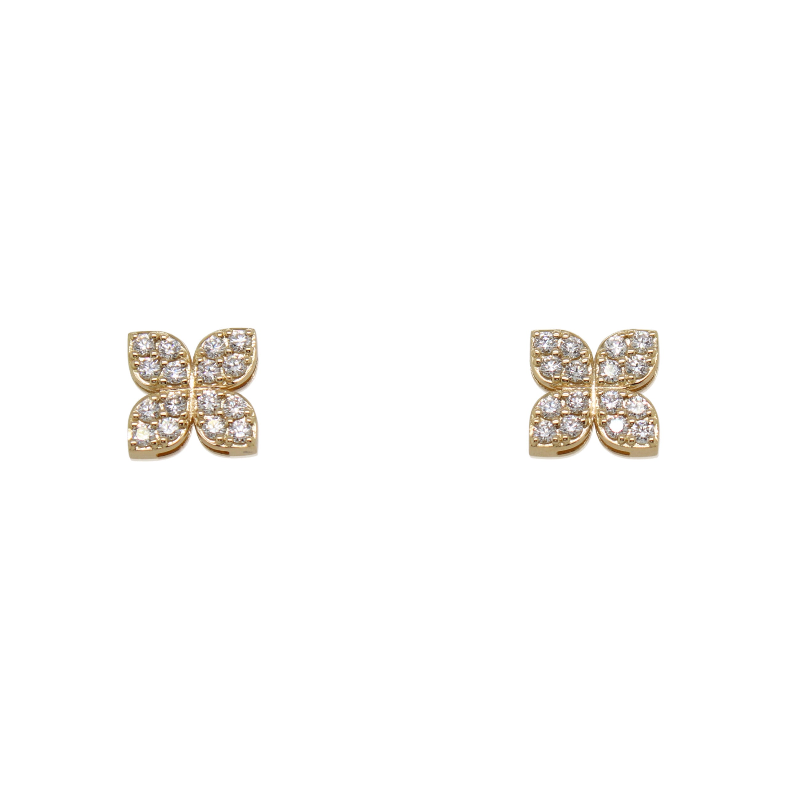 Roberto Coin Floral Diamond Studs