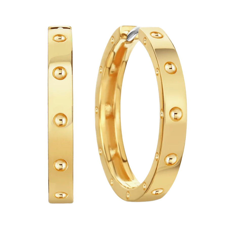 Roberto Coin 20mm Symphony Pois Moi Hoops