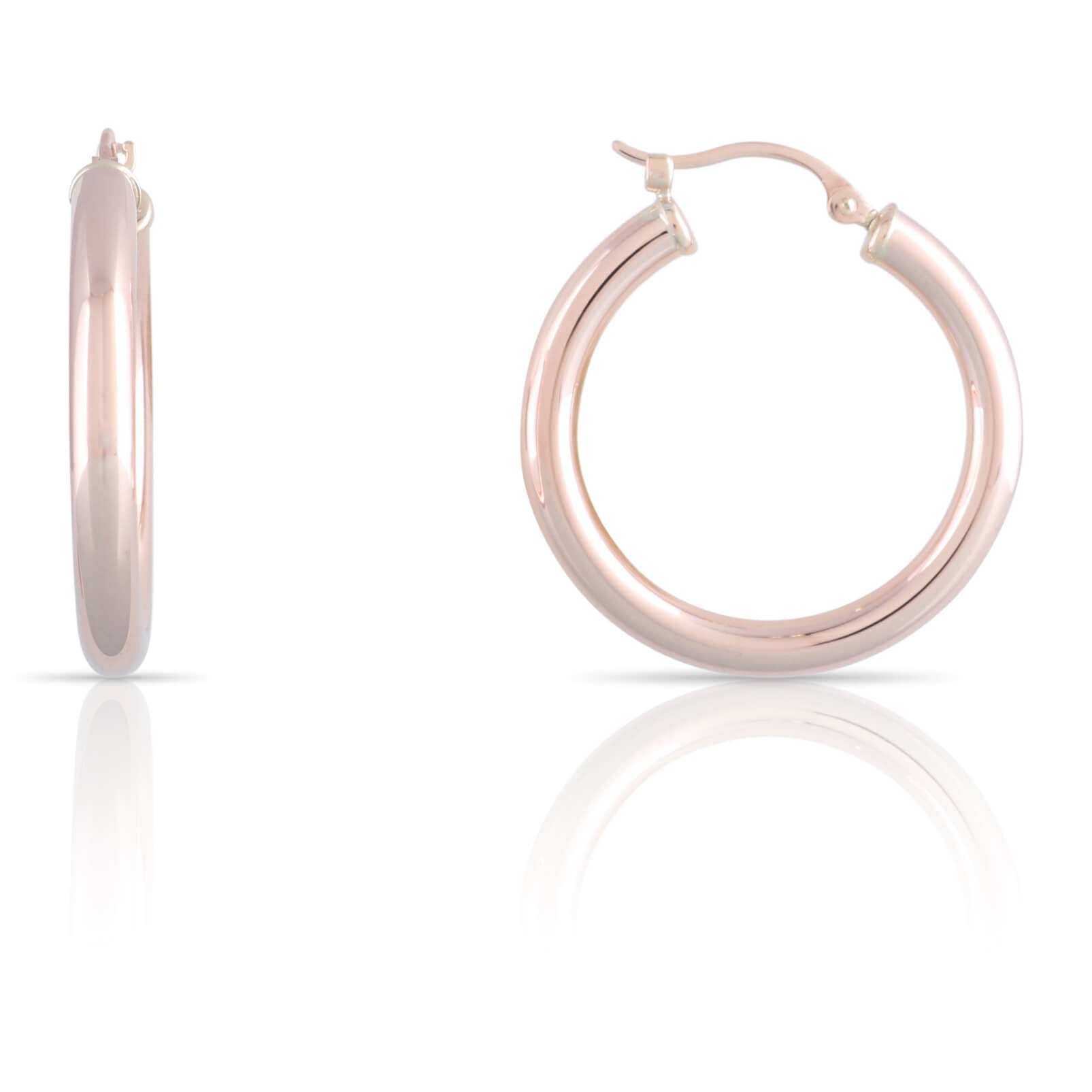 Rose Gold Hoop Earrings