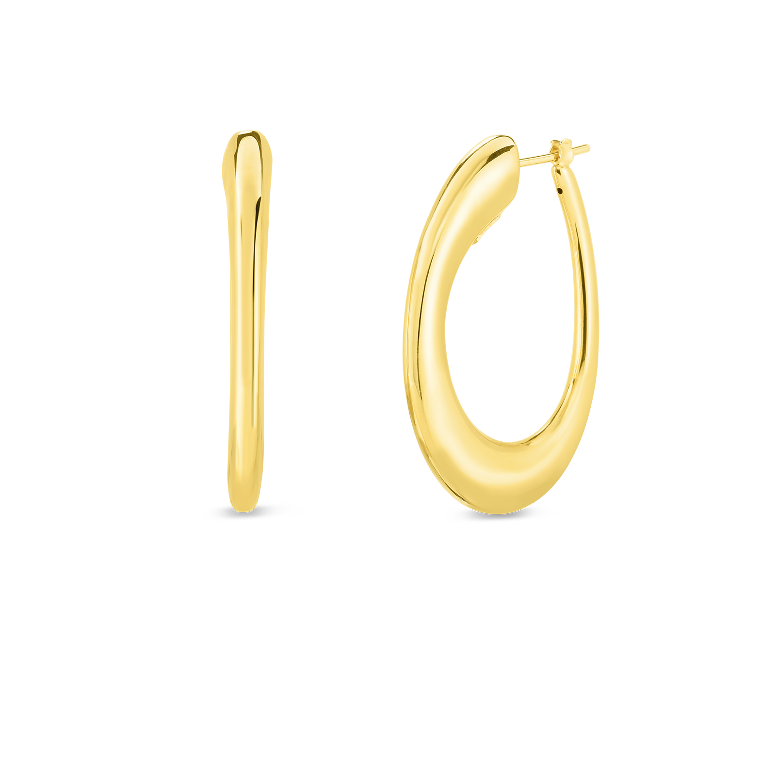 Roberto Coin Oro Classic Hoop Earrings