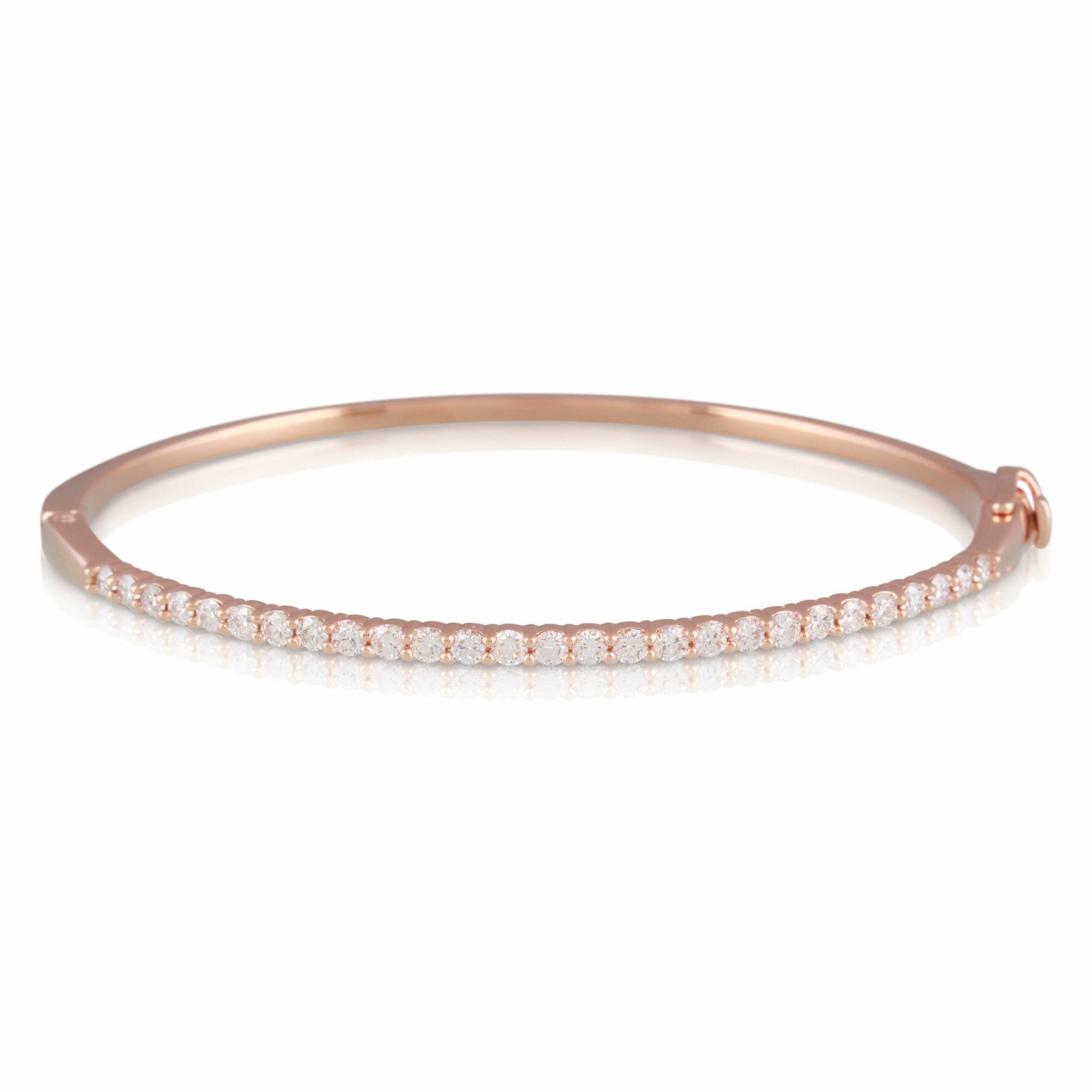 Pave Diamond Bangle Bracelet