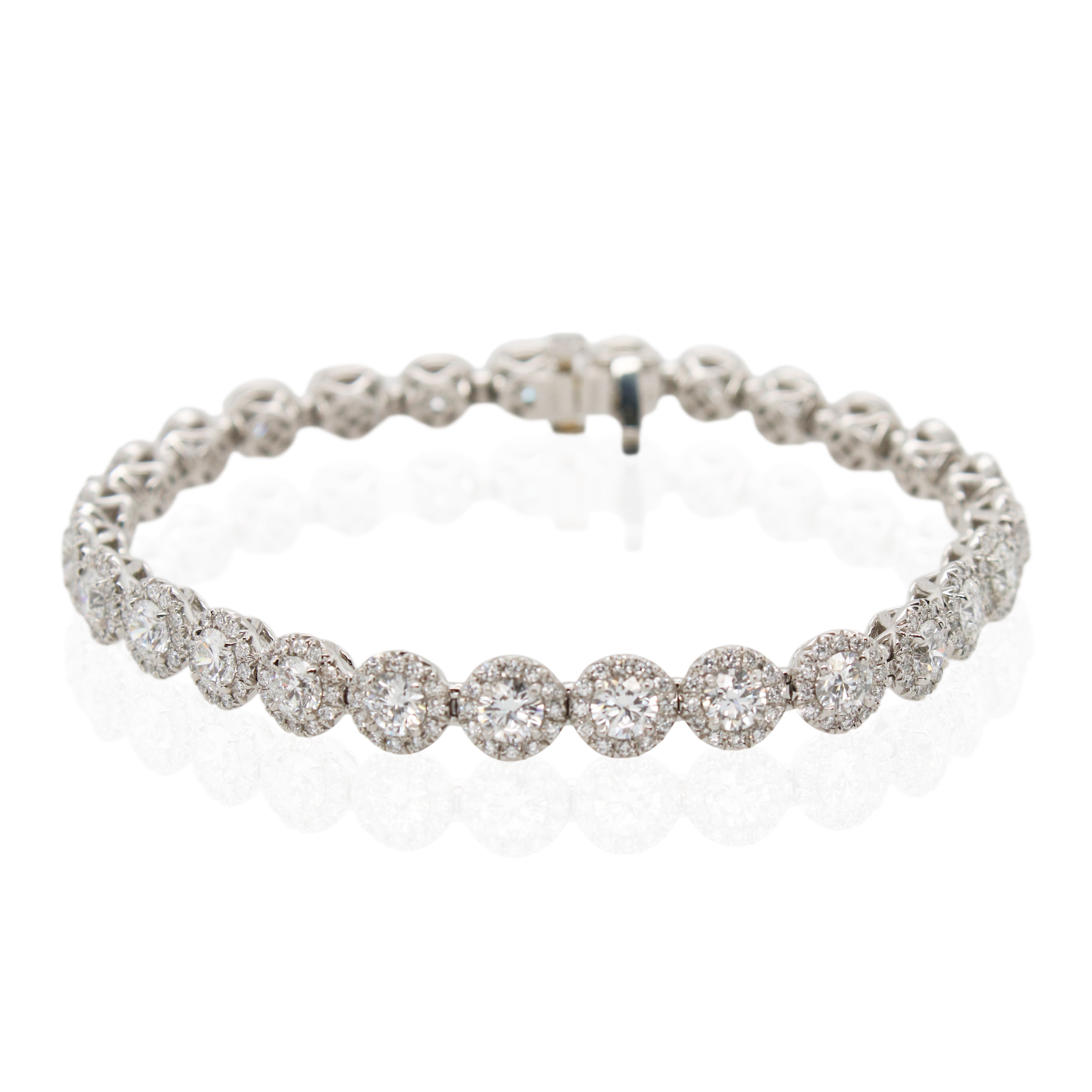 Diamonds of Wonder Halo Diamond Bracelet