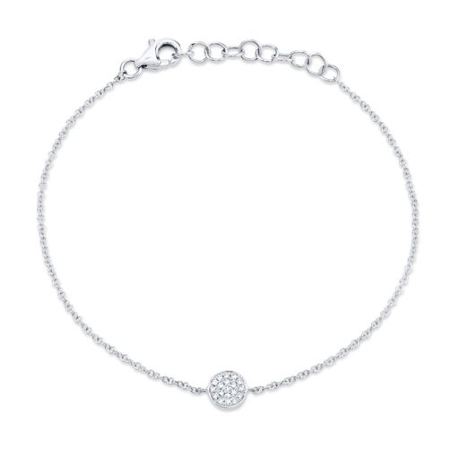 Pave Diamond Circle Bracelet