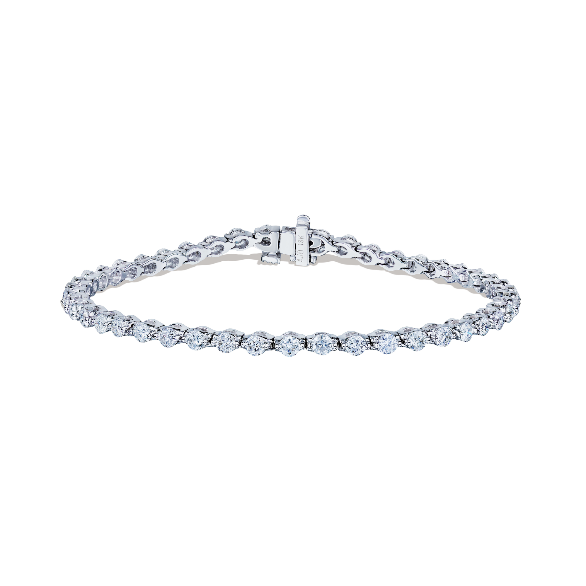 Single Prong Diamond Tennis Bracelet