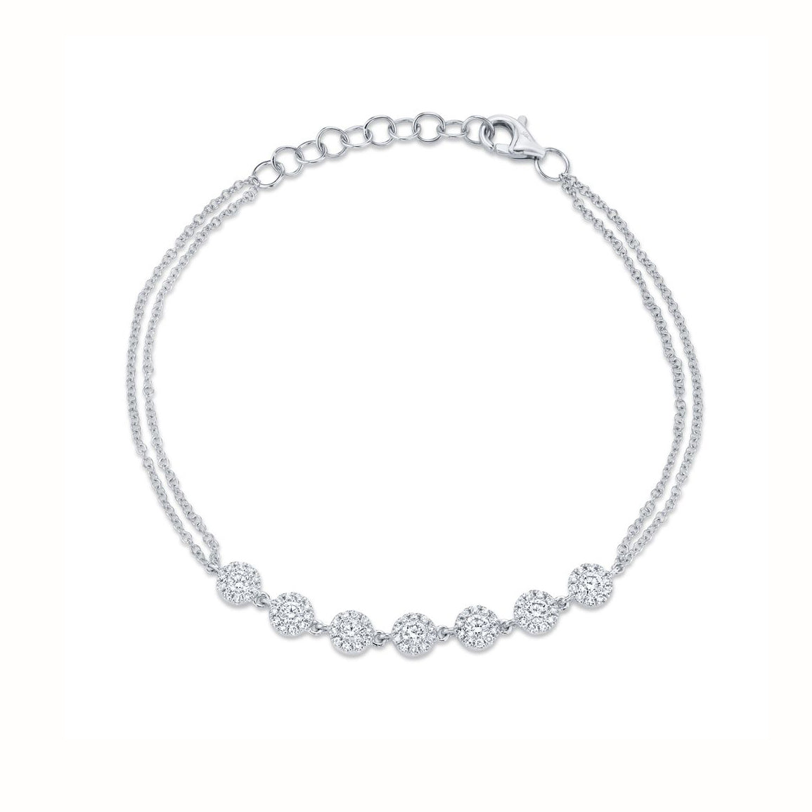 Diamond Clusters Bracelet
