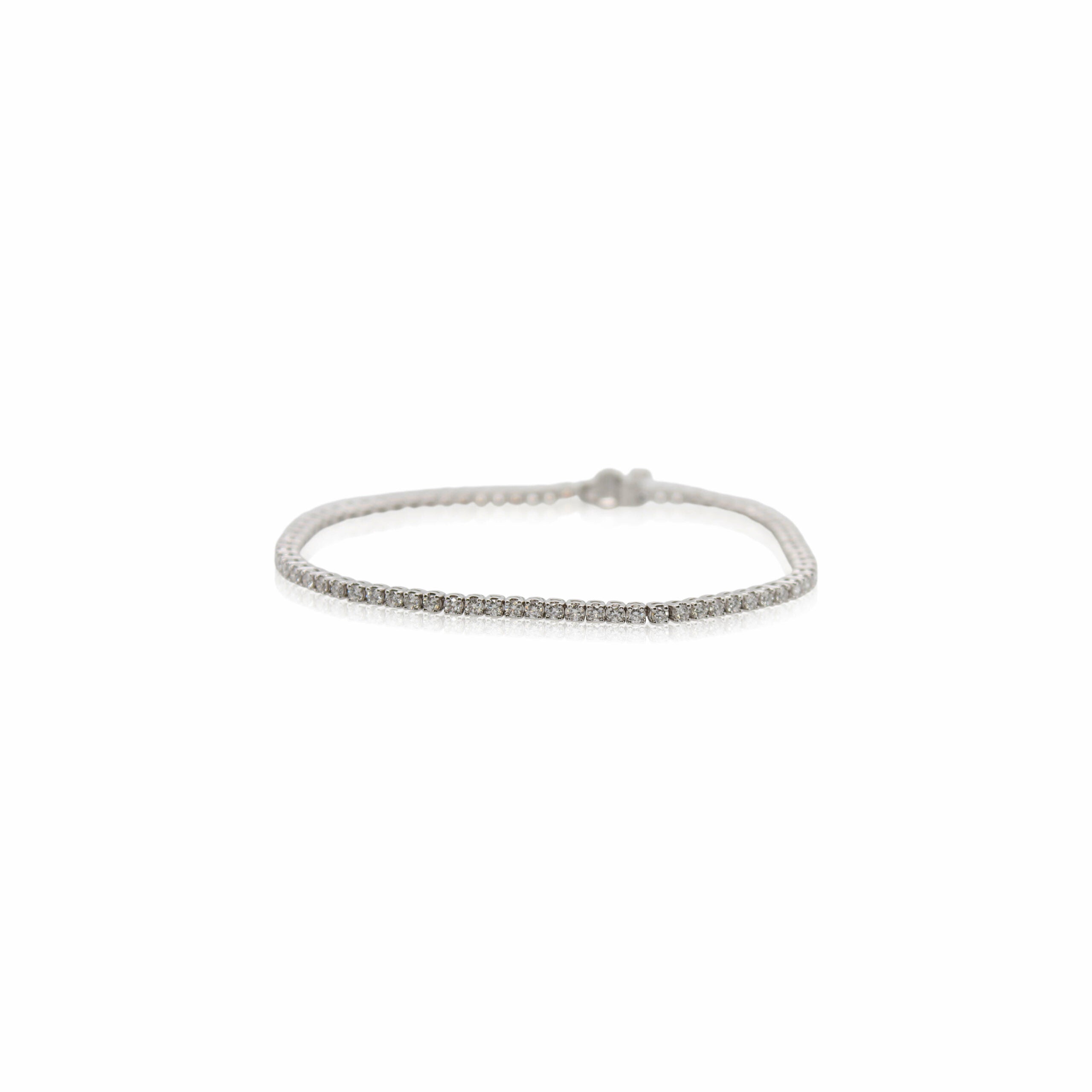 Four Prong Diamond Tennis Bracelet
