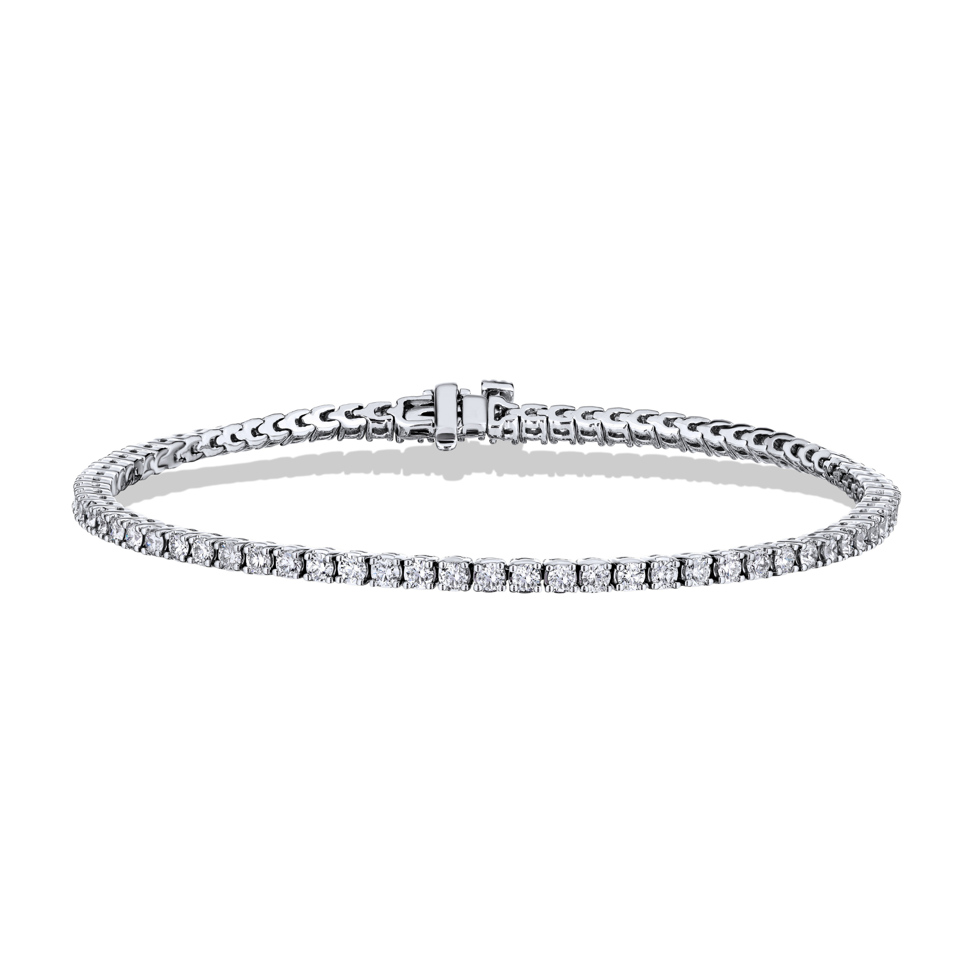 Four Prong Diamond Tennis Bracelet