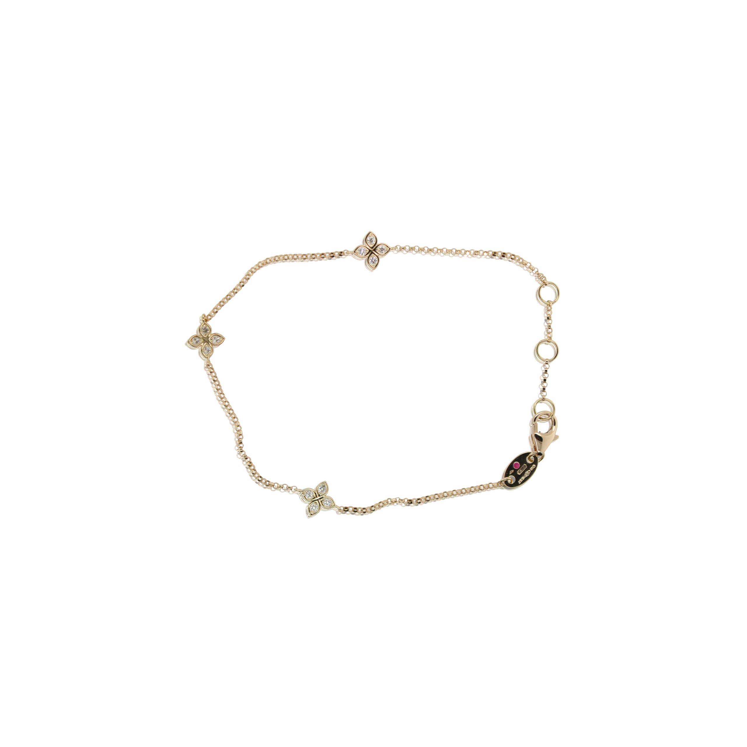 Roberto Coin Diamonds by the Inch 3 Station Bracelet