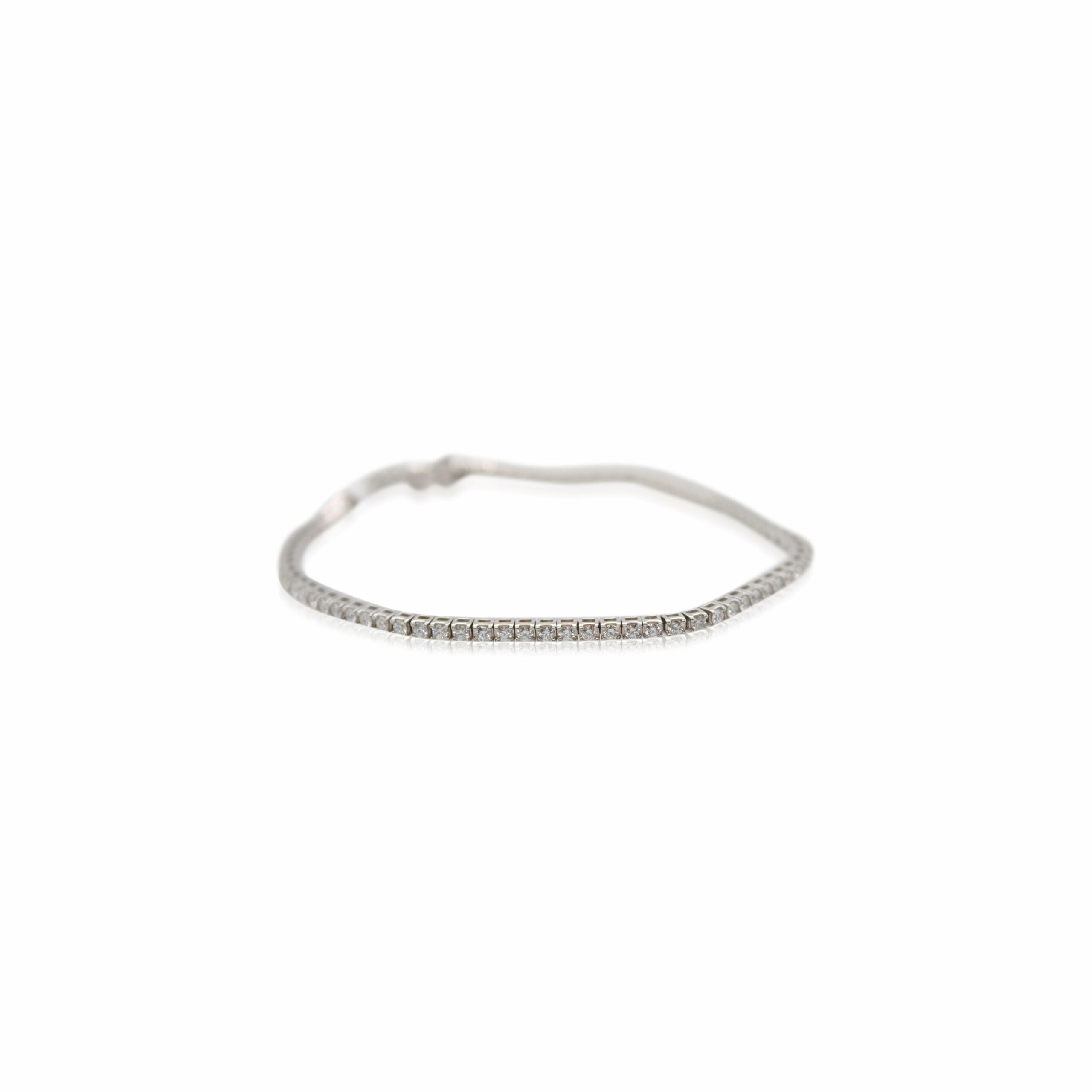 Four Prong Diamond Tennis Bracelet