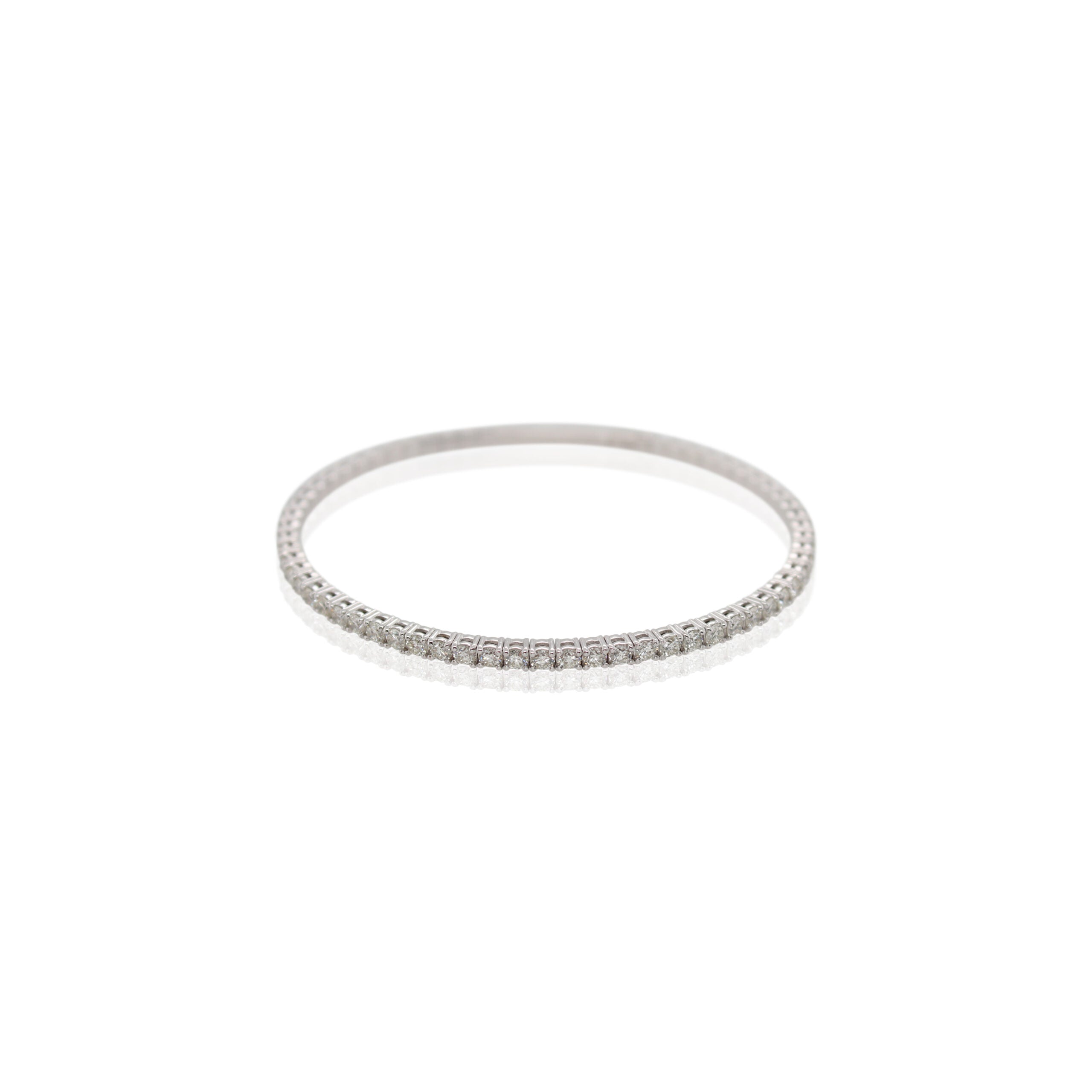 White Gold Diamond Eternity Bracelet