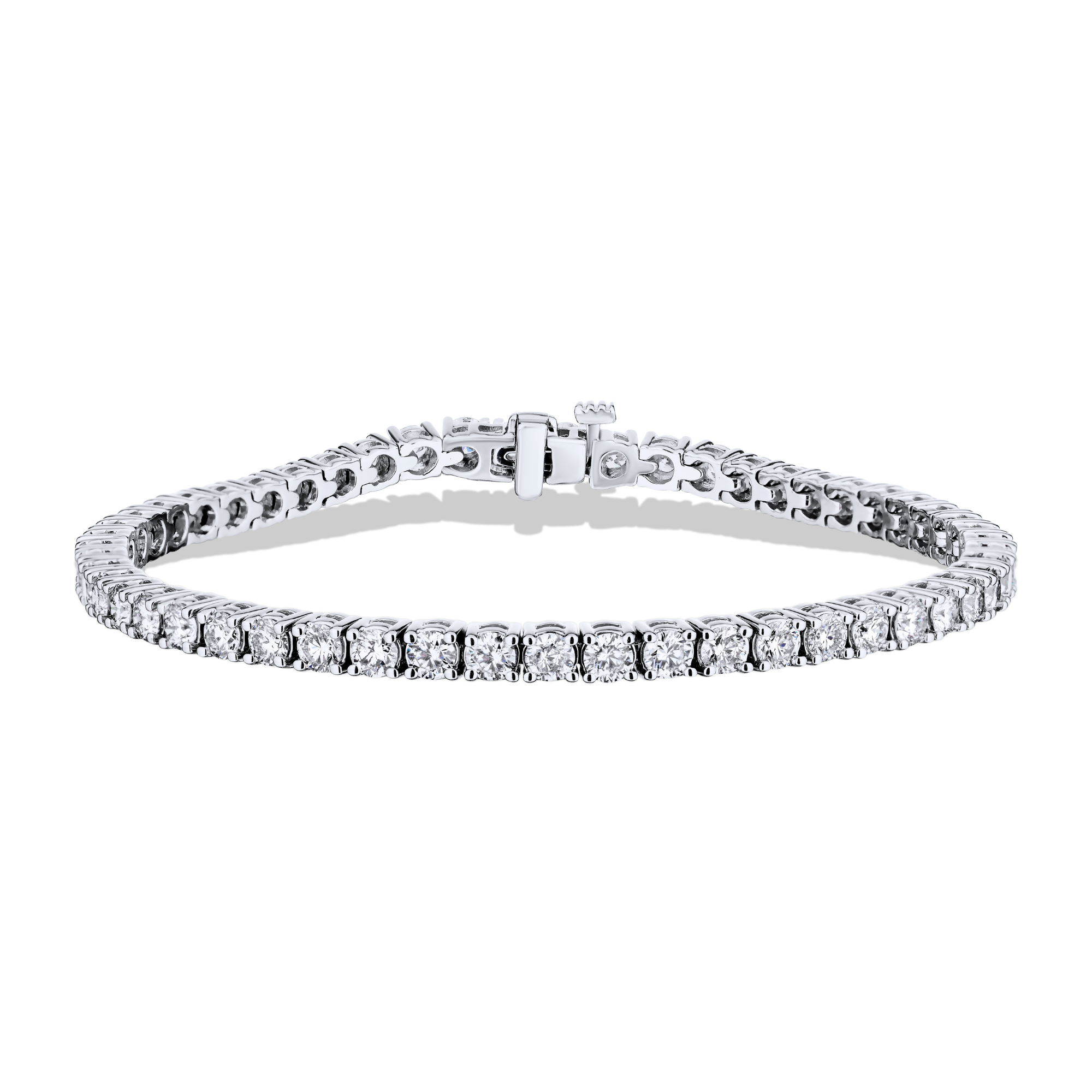 Four Prong Diamond Tennis Bracelet