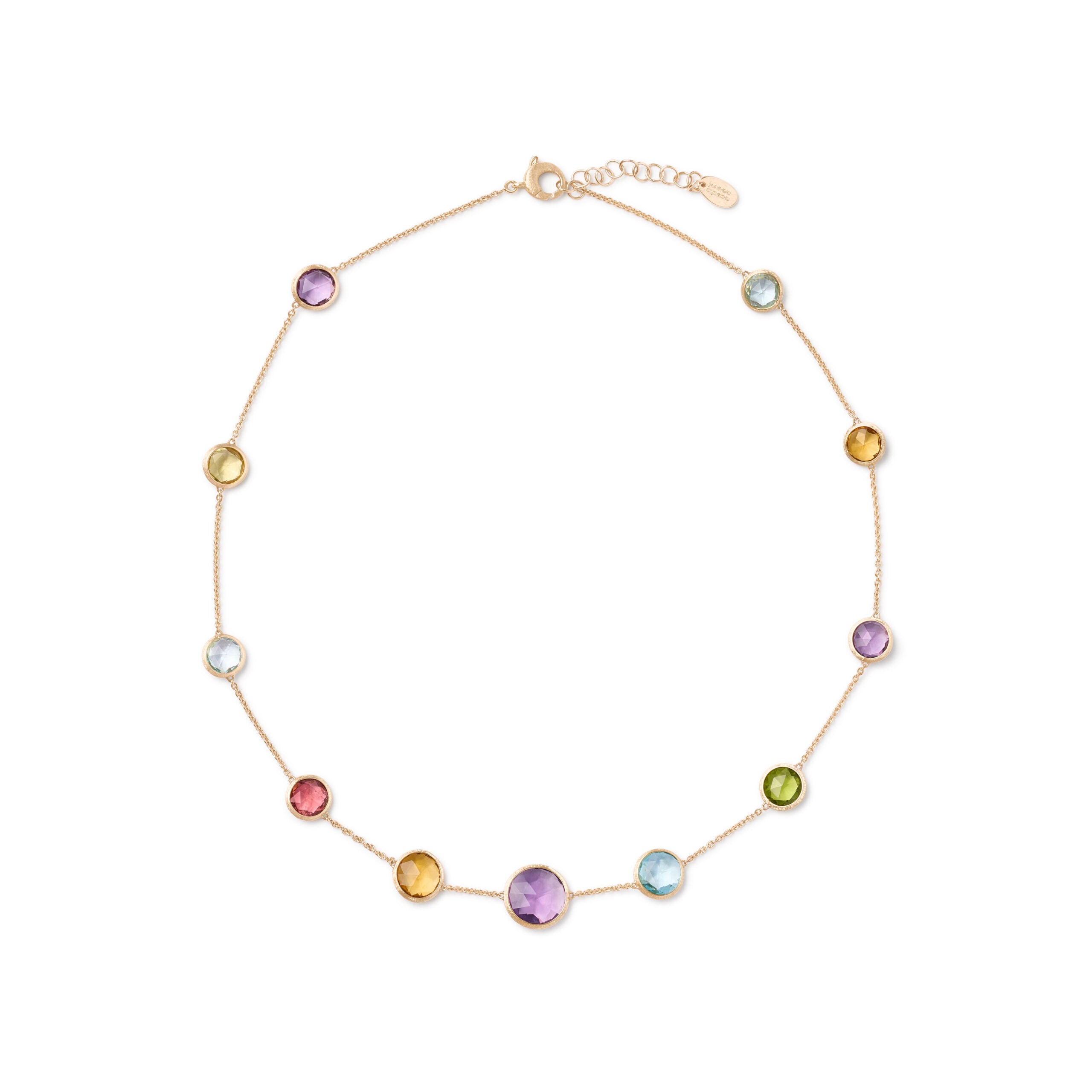 Marco Bicego Jaipur Color Collection 18K Yellow Gold Mixed Gemstone Necklace