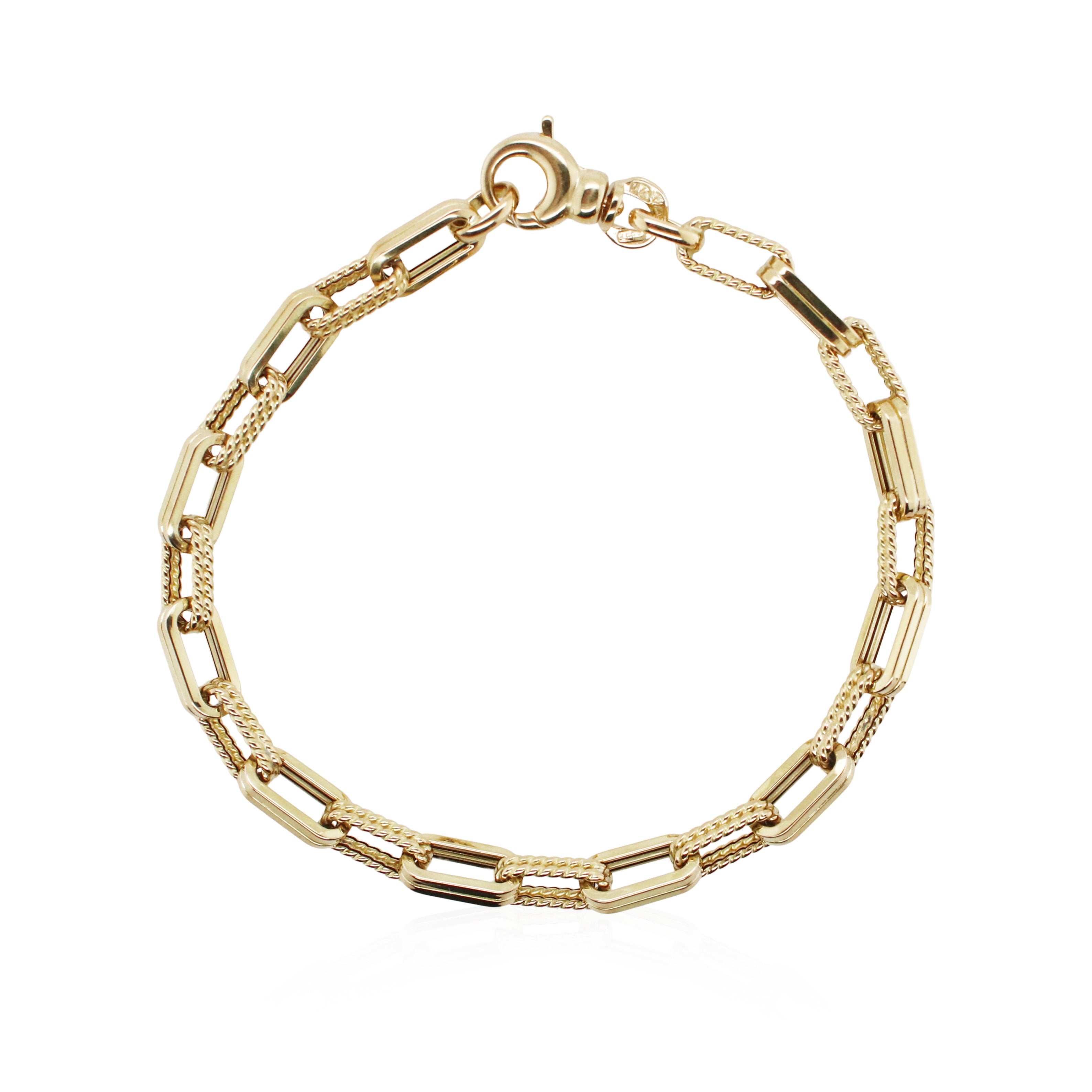 Roberto Coin Rope and Polished Detailed Bracelet