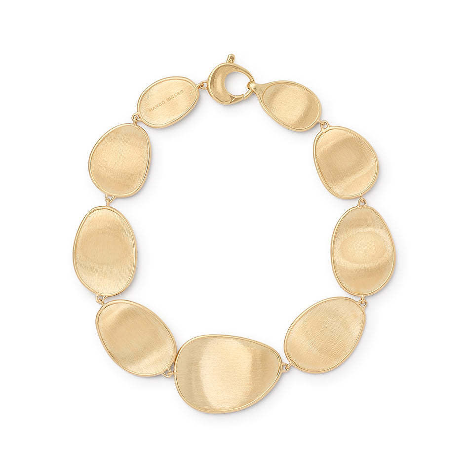 Marco Bicego Lunaria Collection 18 Karat Yellow Gold Graduated Bracelet