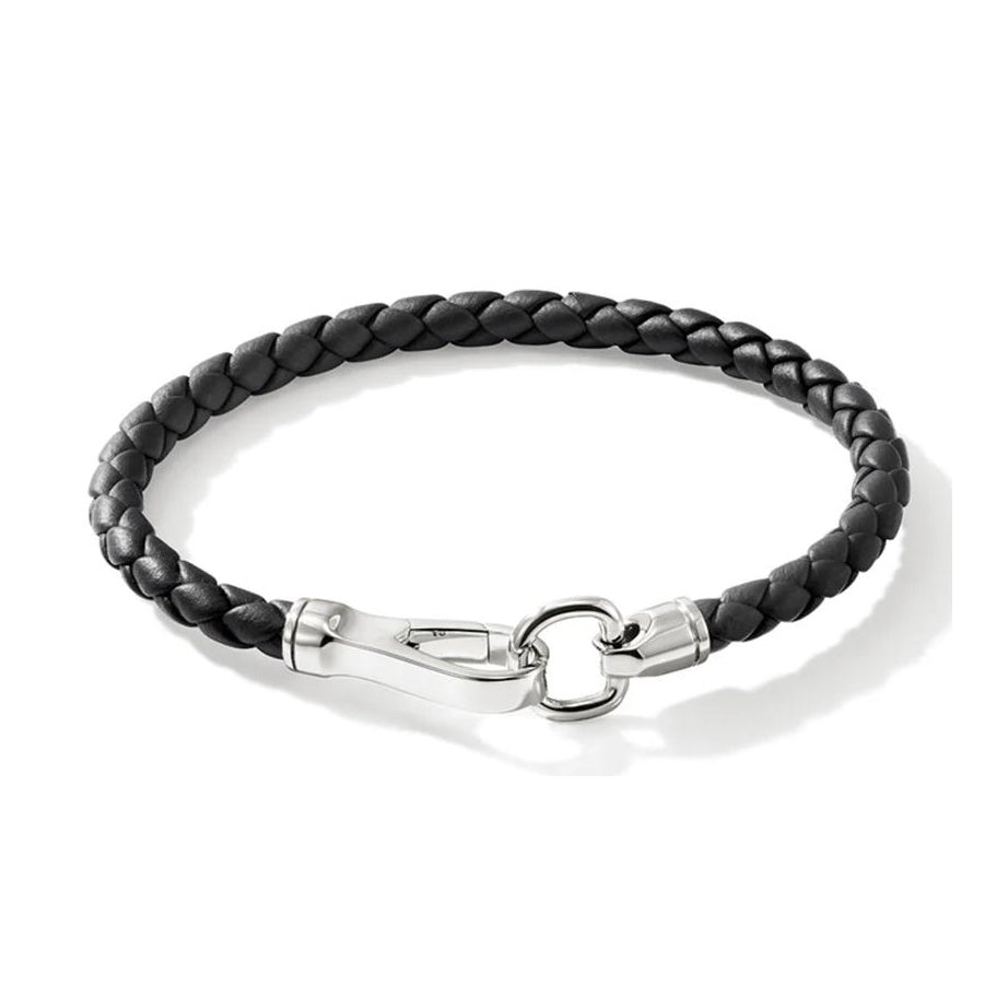 Black Leather Cord Bracelet