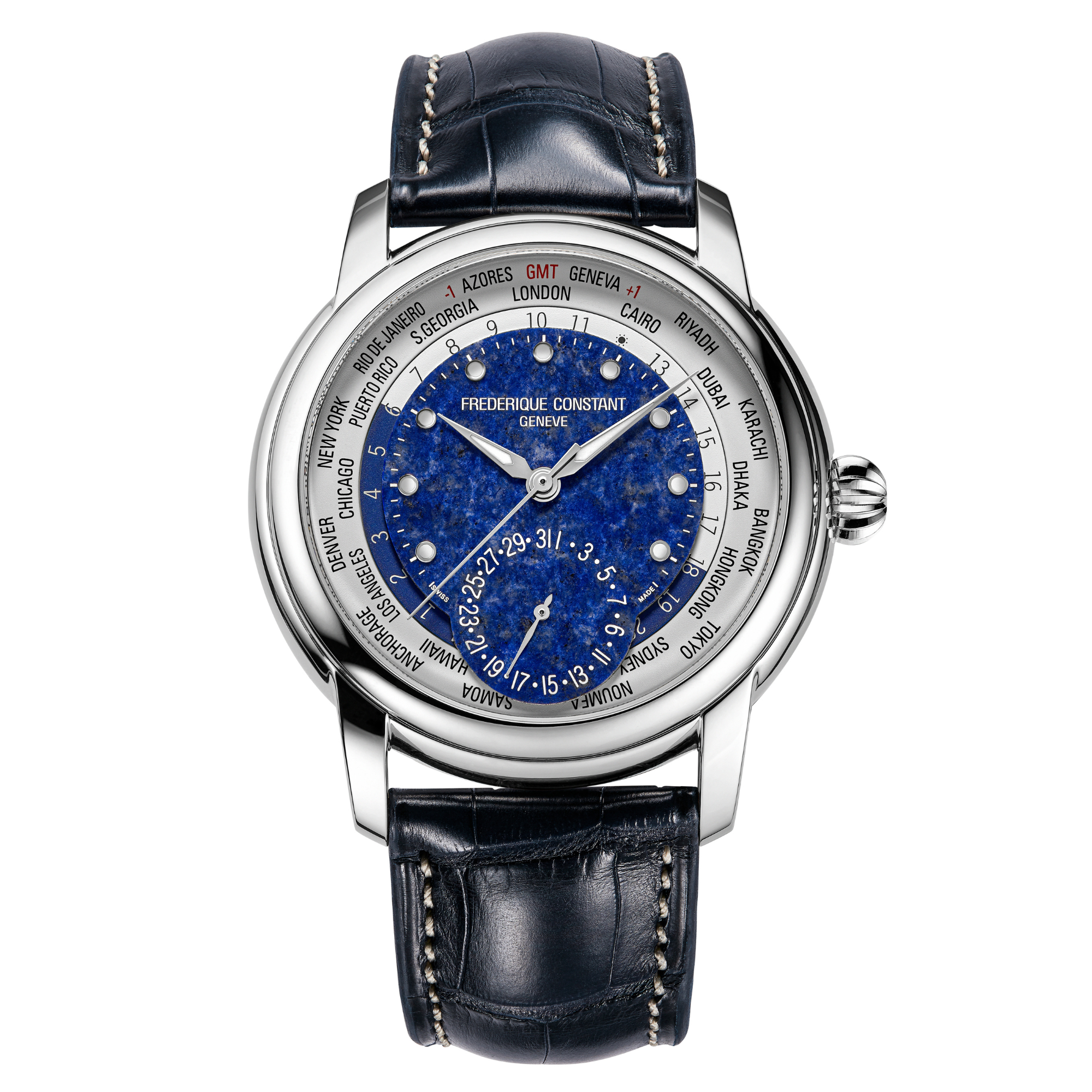 Frederique Constant Worldtimer Manufacture 42mm Watch