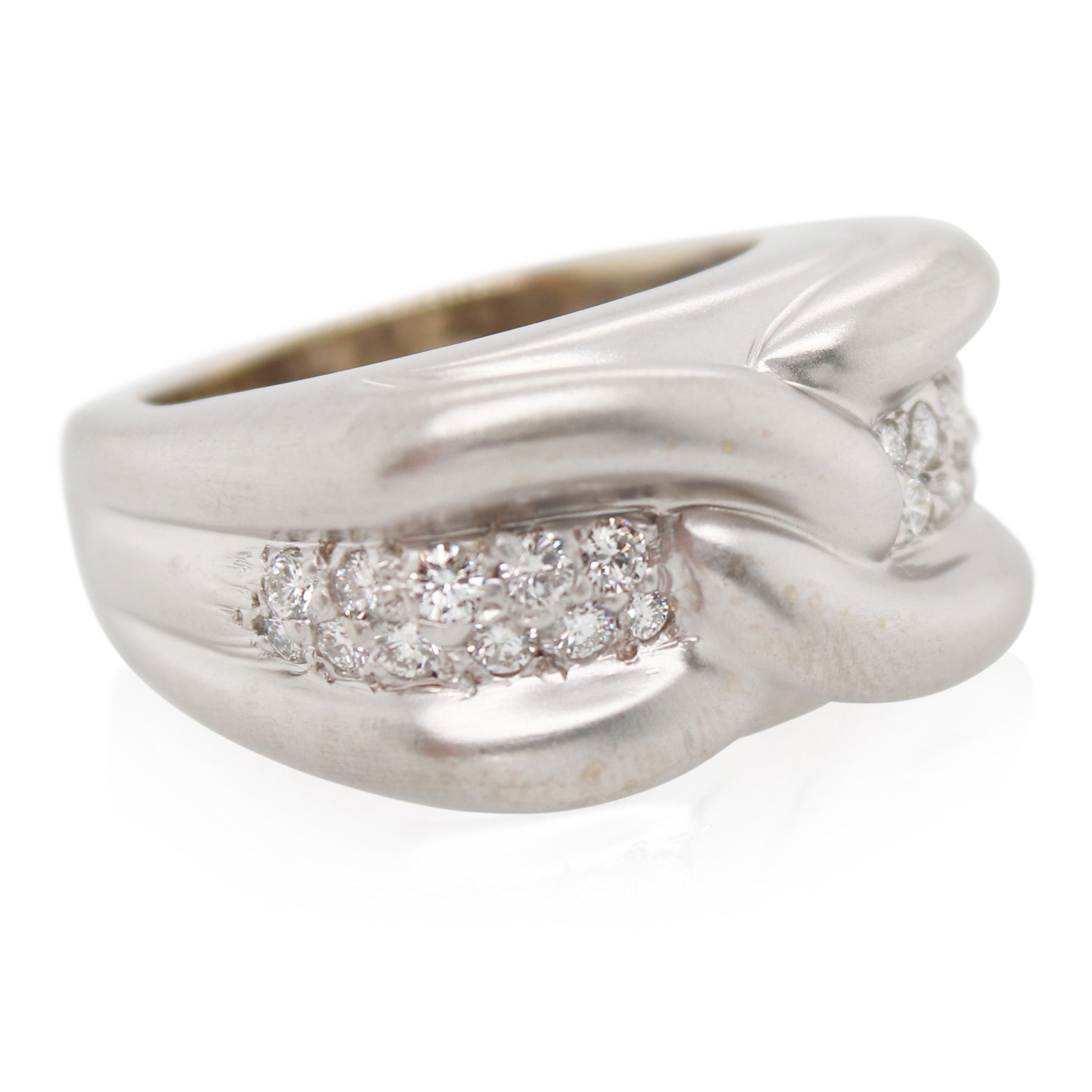 Estate Marlene Stowe Diamond Knot Ring