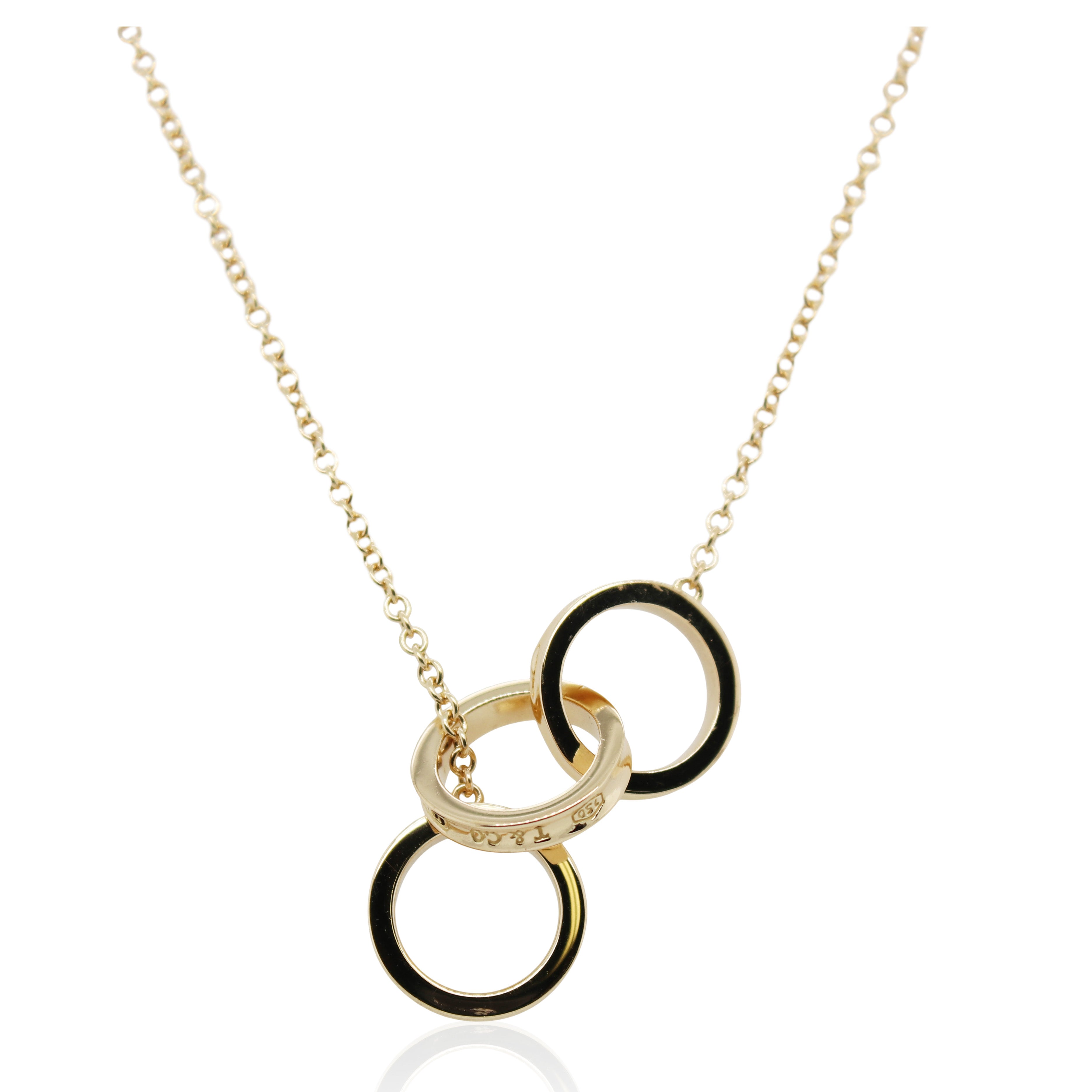 Estate Tiffany & Co. Circle Lariat Necklace