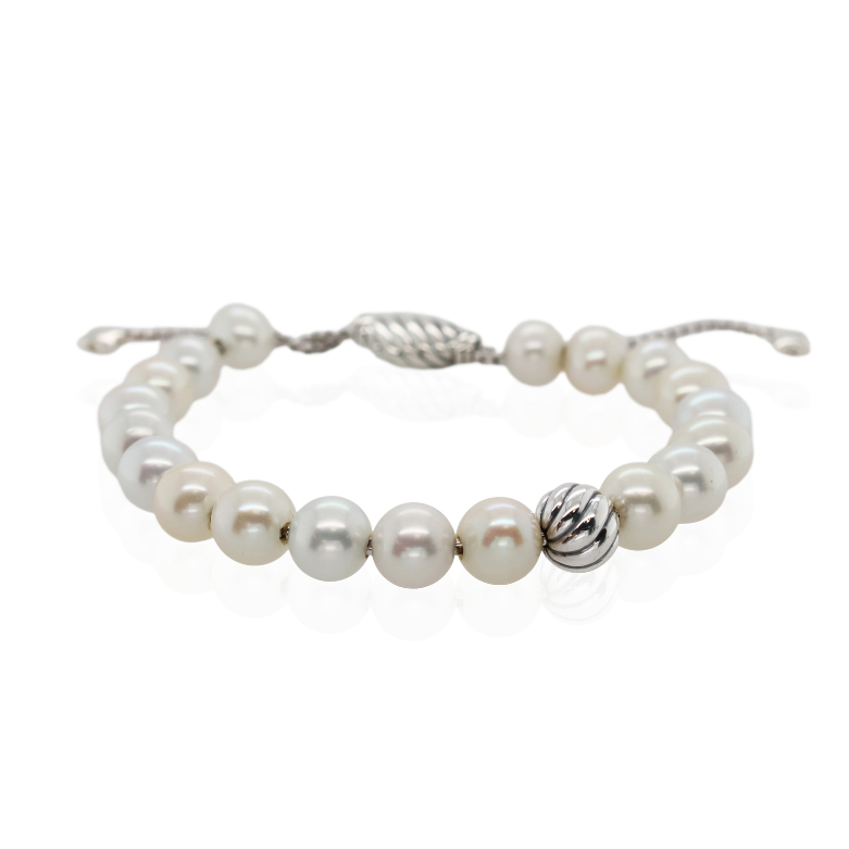 Estate David Yurman Adjustable Pearl Bracelet