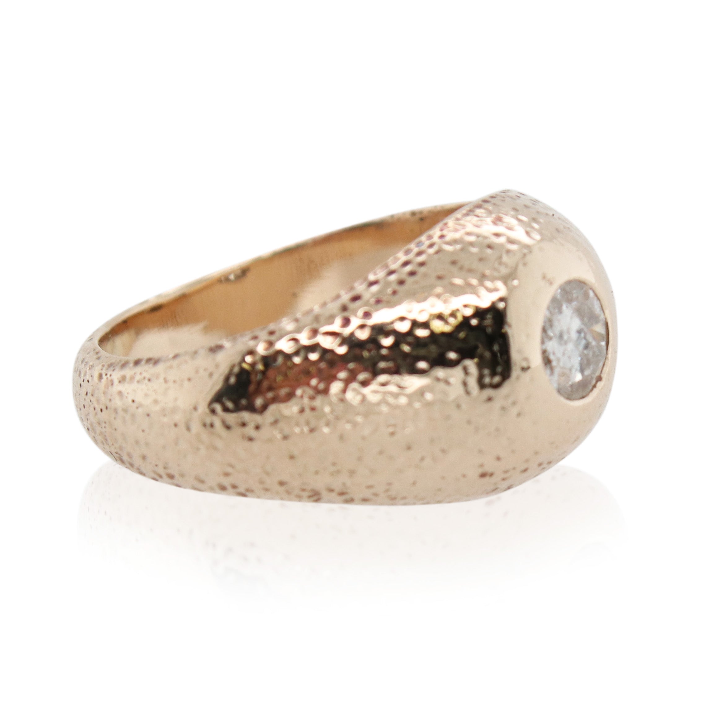 0.40ct Diamond Domed Ring