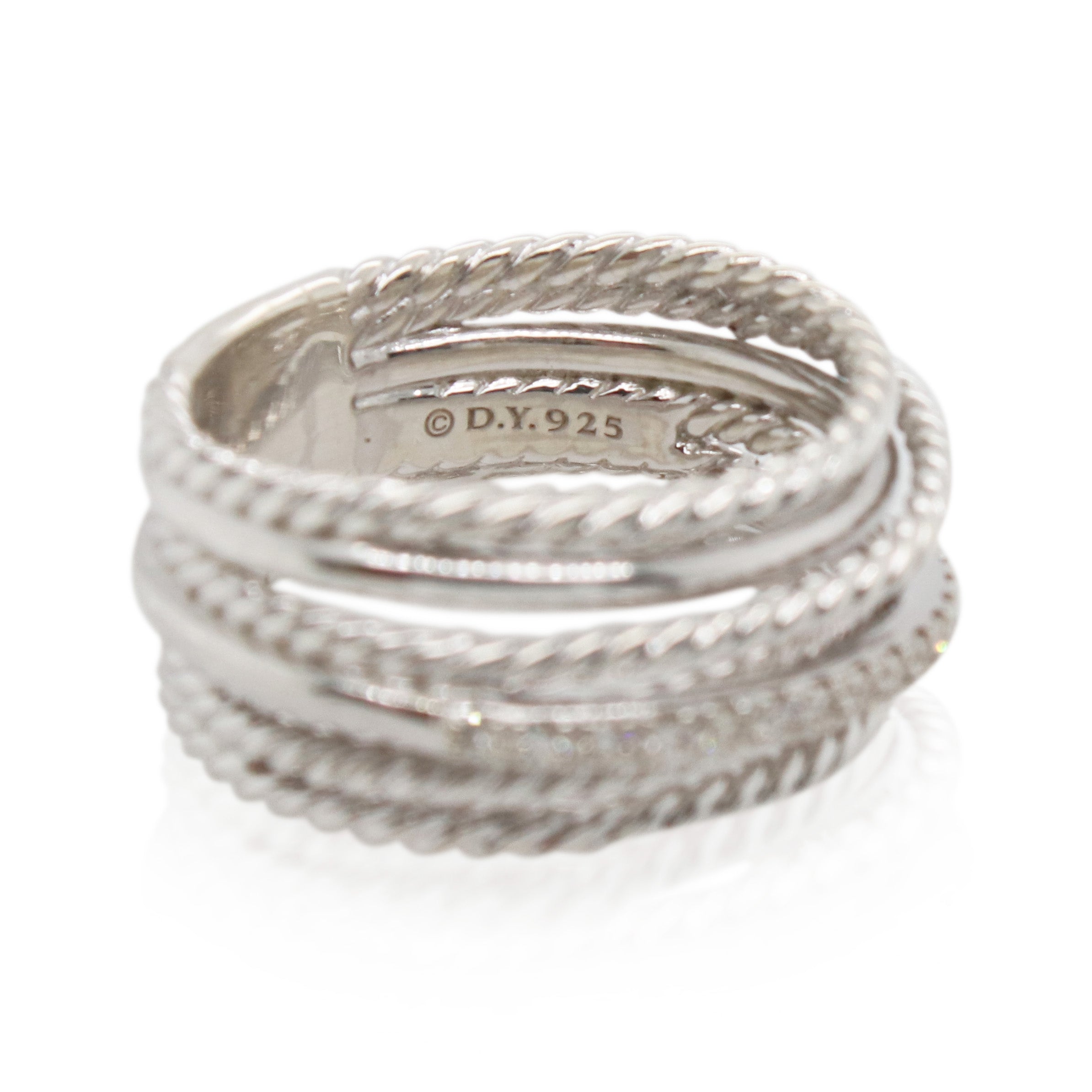 Estate David Yurman 7 Row Diamond Ring