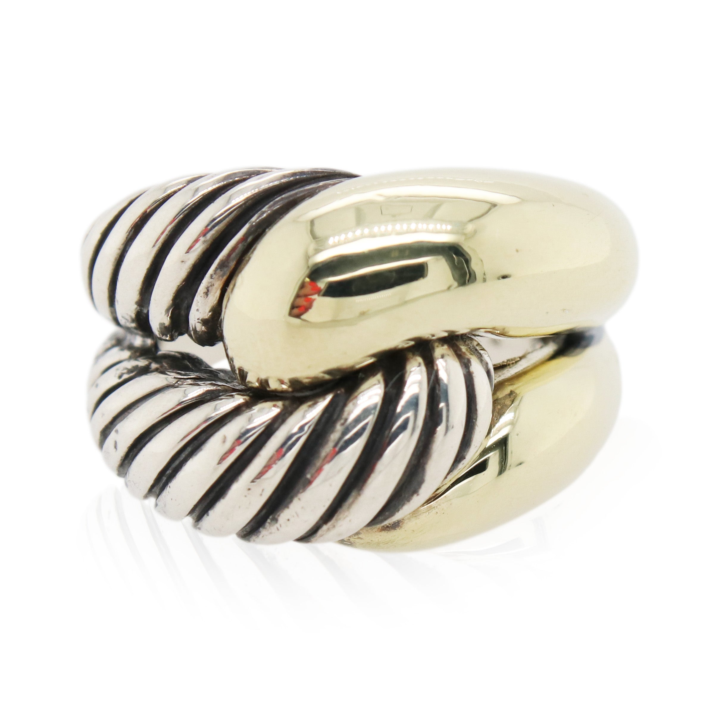 Estate David Yurman Labyrinth Bypass Ring