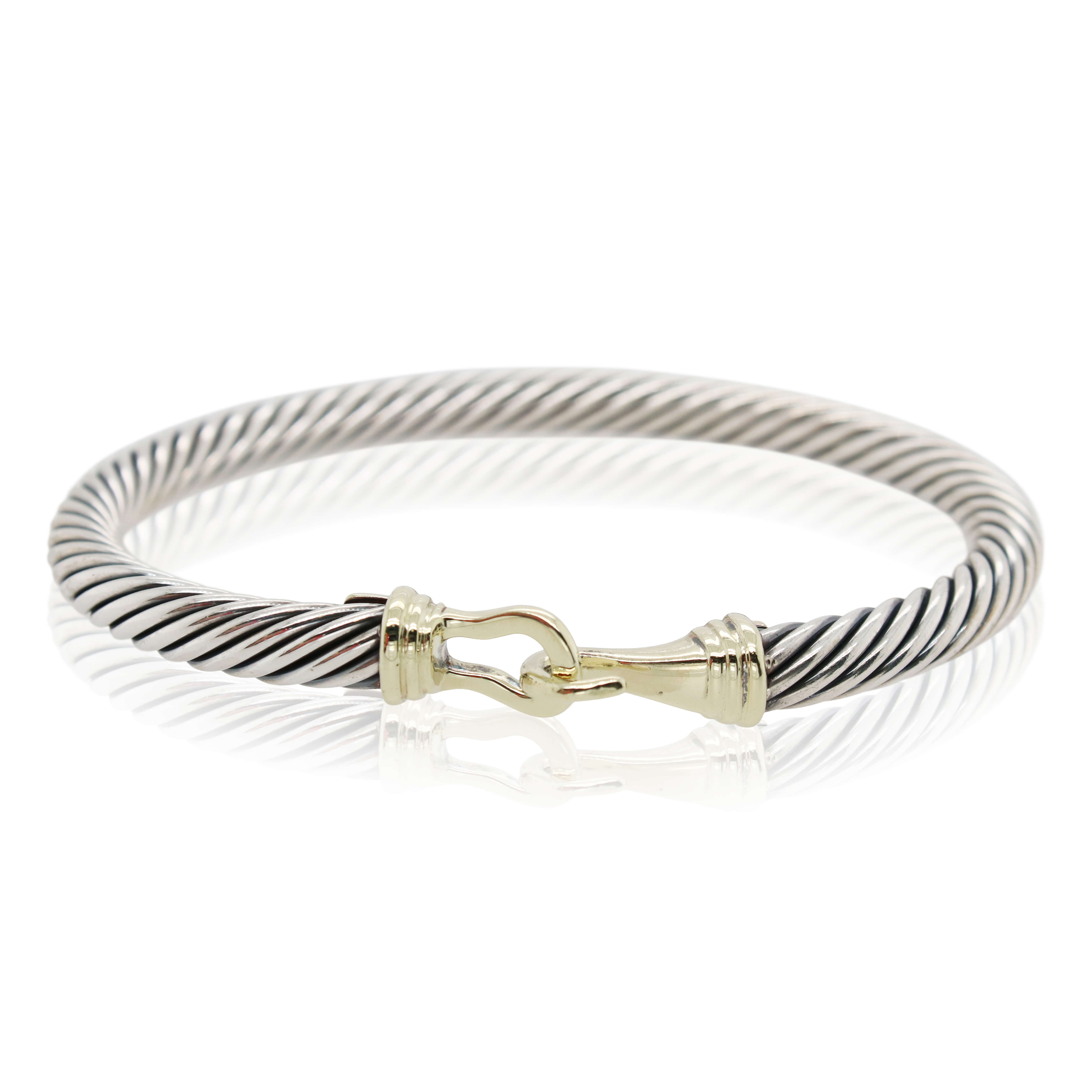 Estate David Yurman 5mm Cable Hook Bracelet