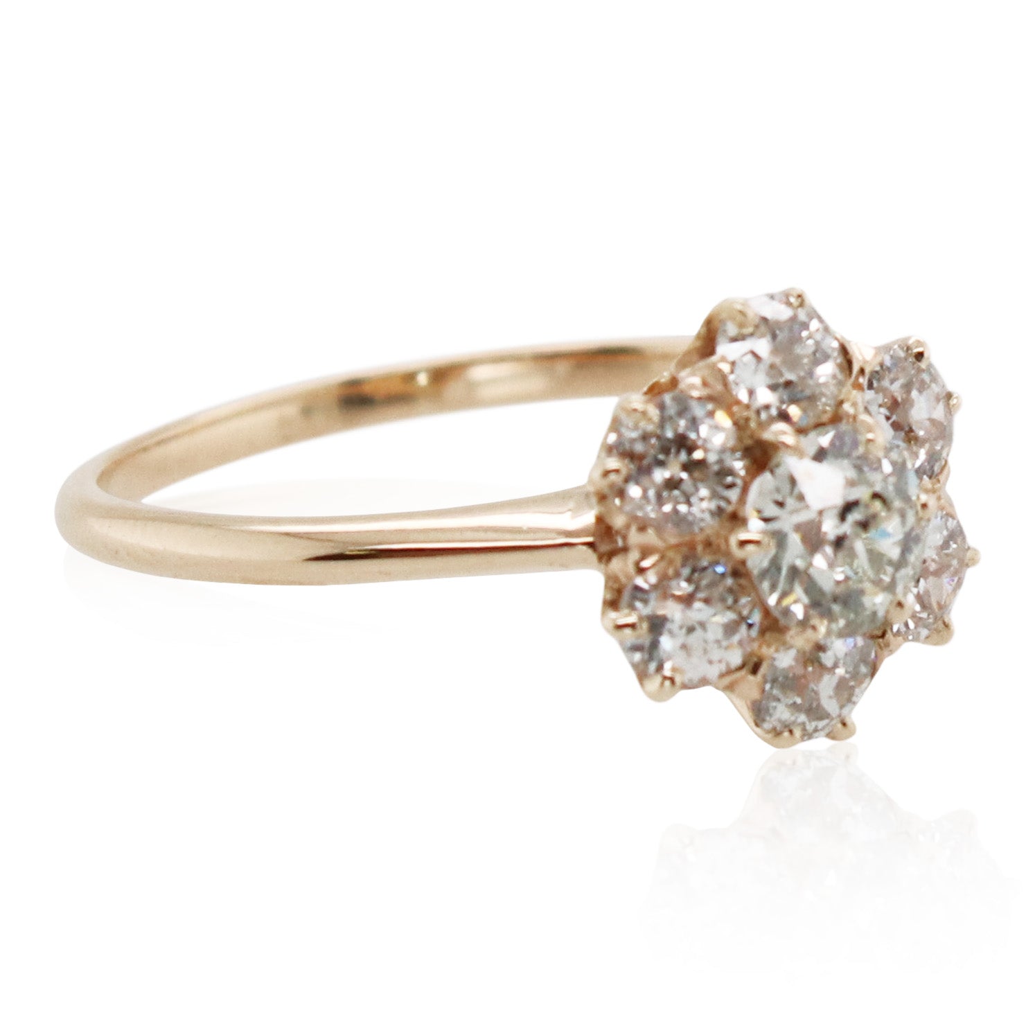 Estate 0.35ct Old European Cut Diamond Ring