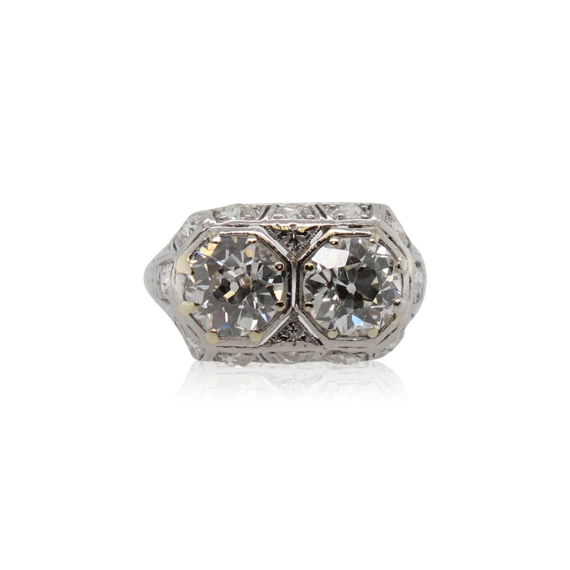 Old European Cut Diamond Ring