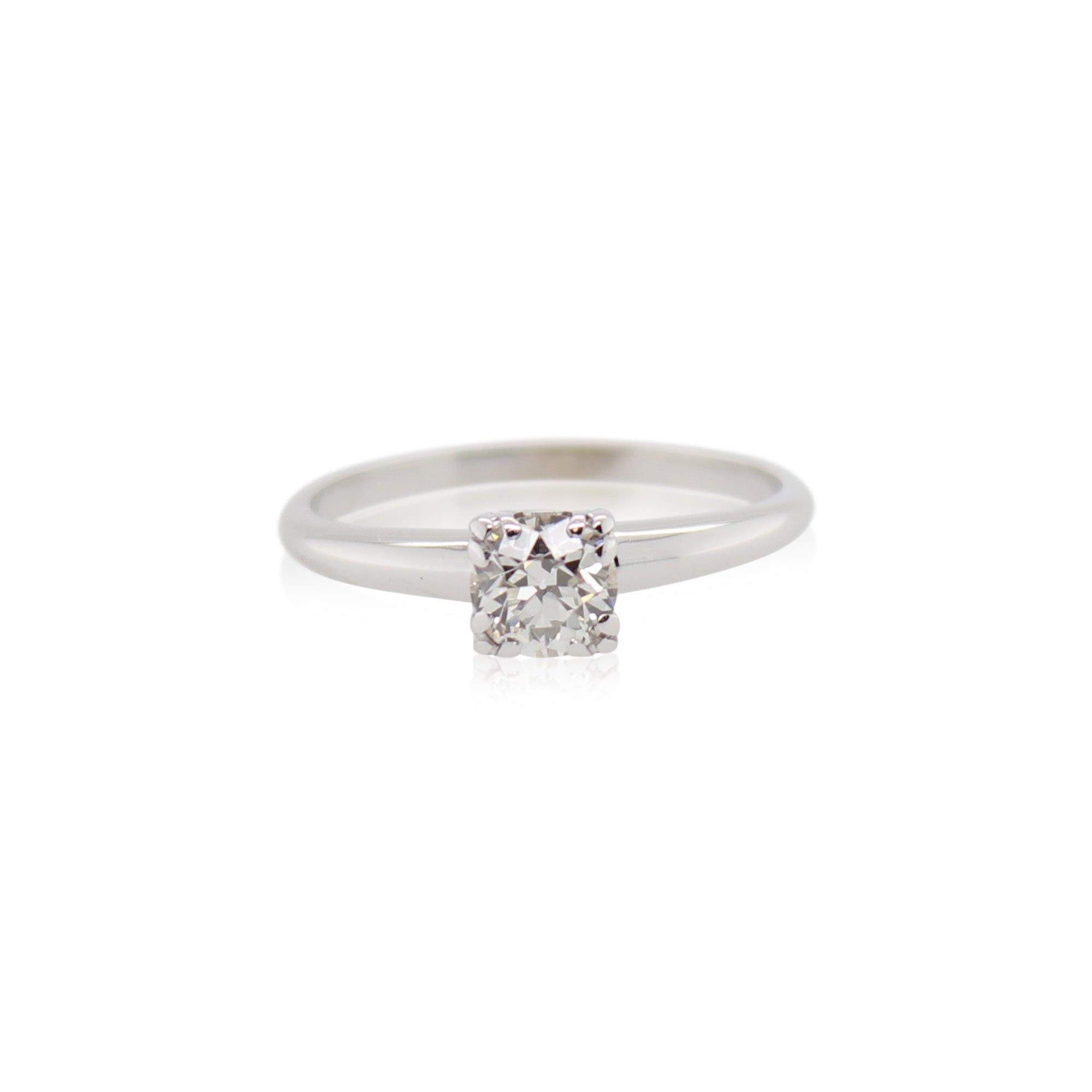 Estate Solitaire Diamond Engagement Ring